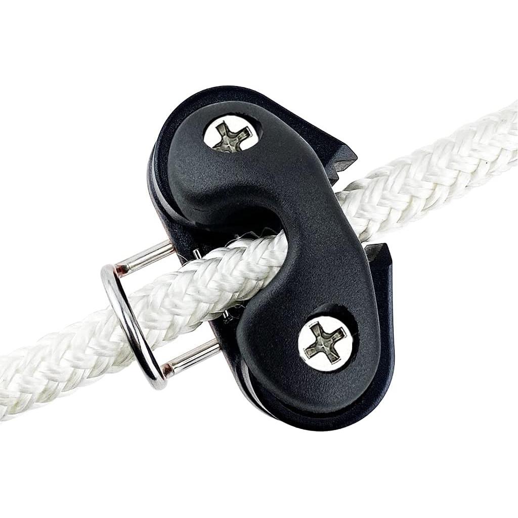 2 Pcs Cam Cleats Nylon VTurboWay con Anillo Guía Alambre Naranja