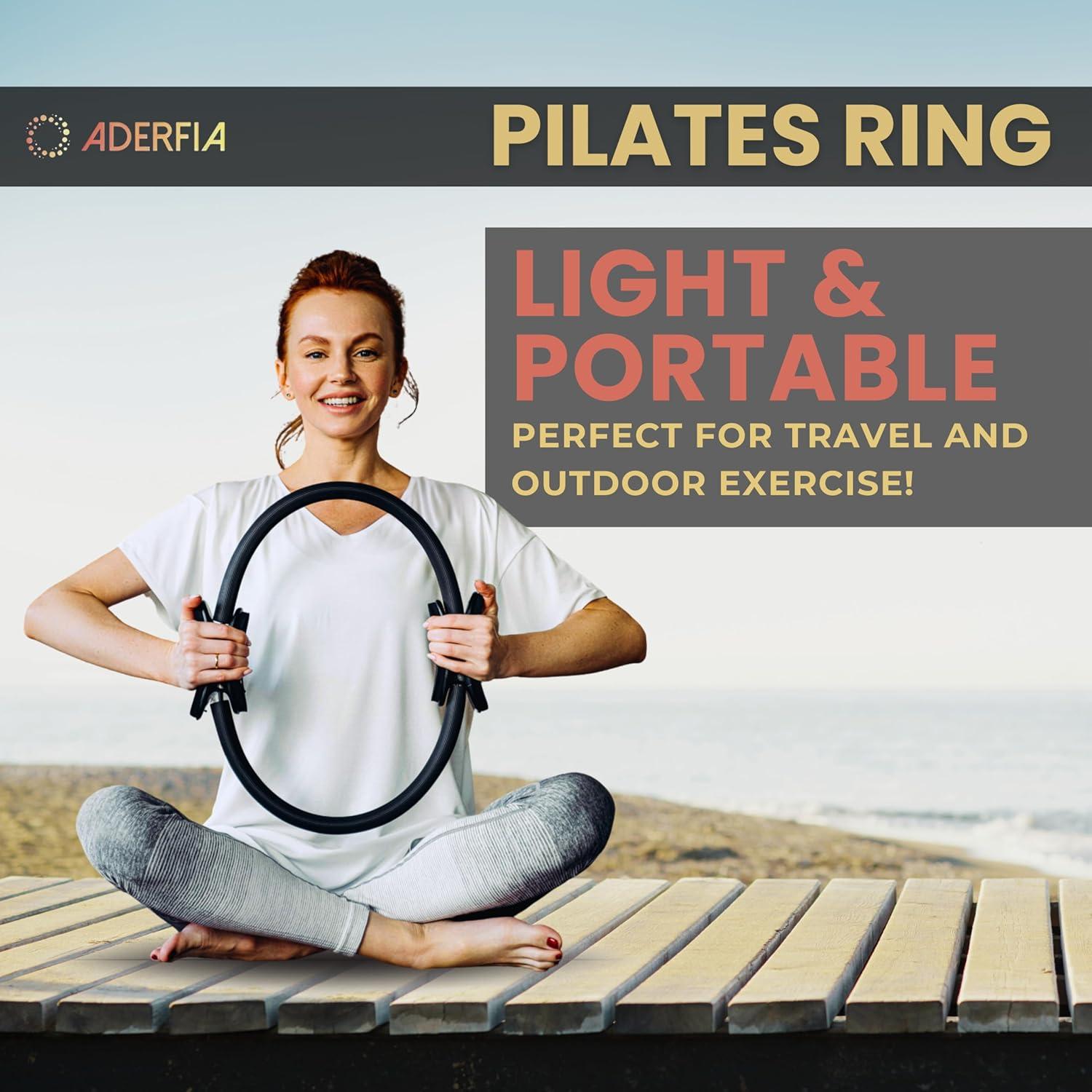 Anillo de Pilates ADERFIA 2PACK - 35.56 cm, Acolchado