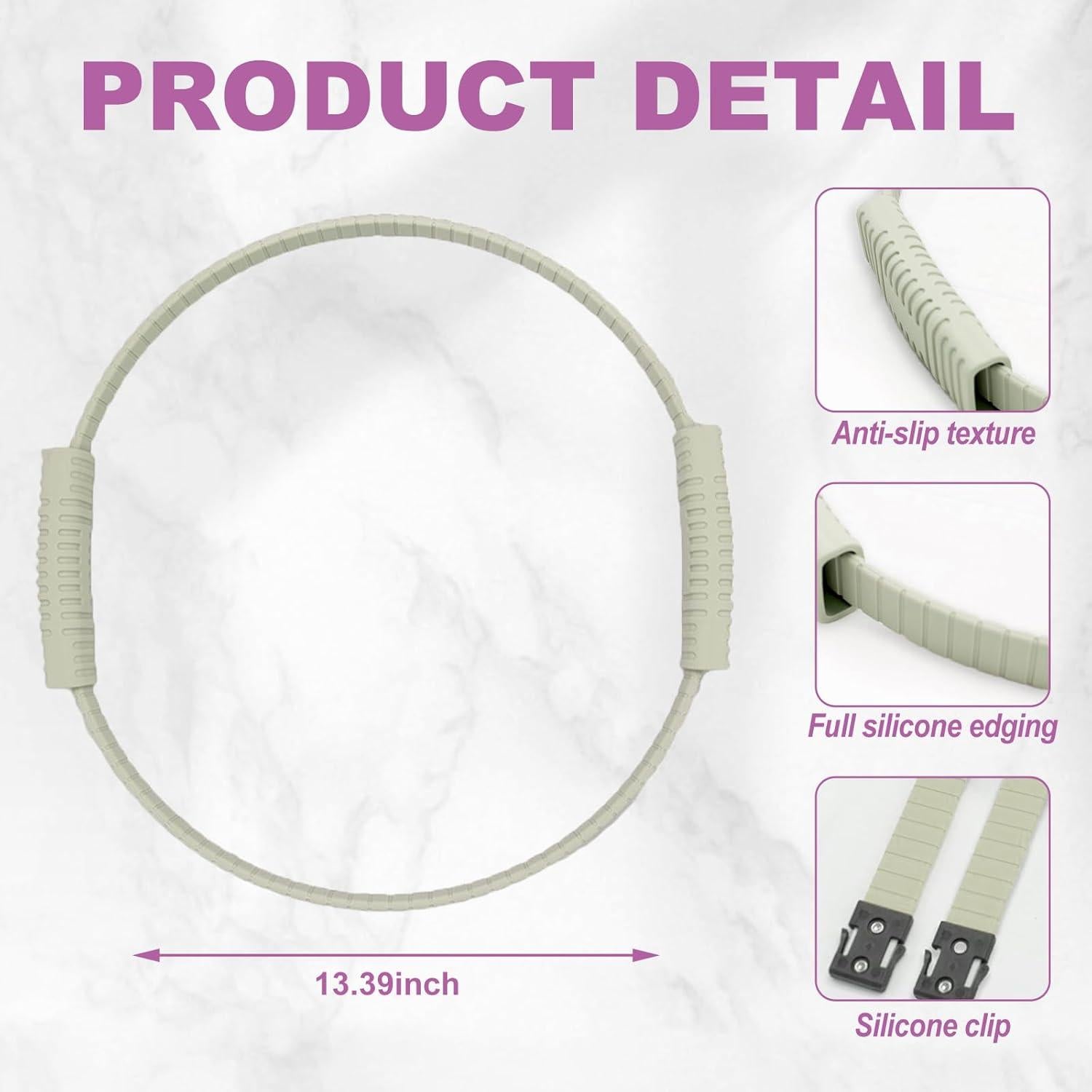 Anillo de Pilates Lankerdoo 34.3 cm Silicona Acolchado