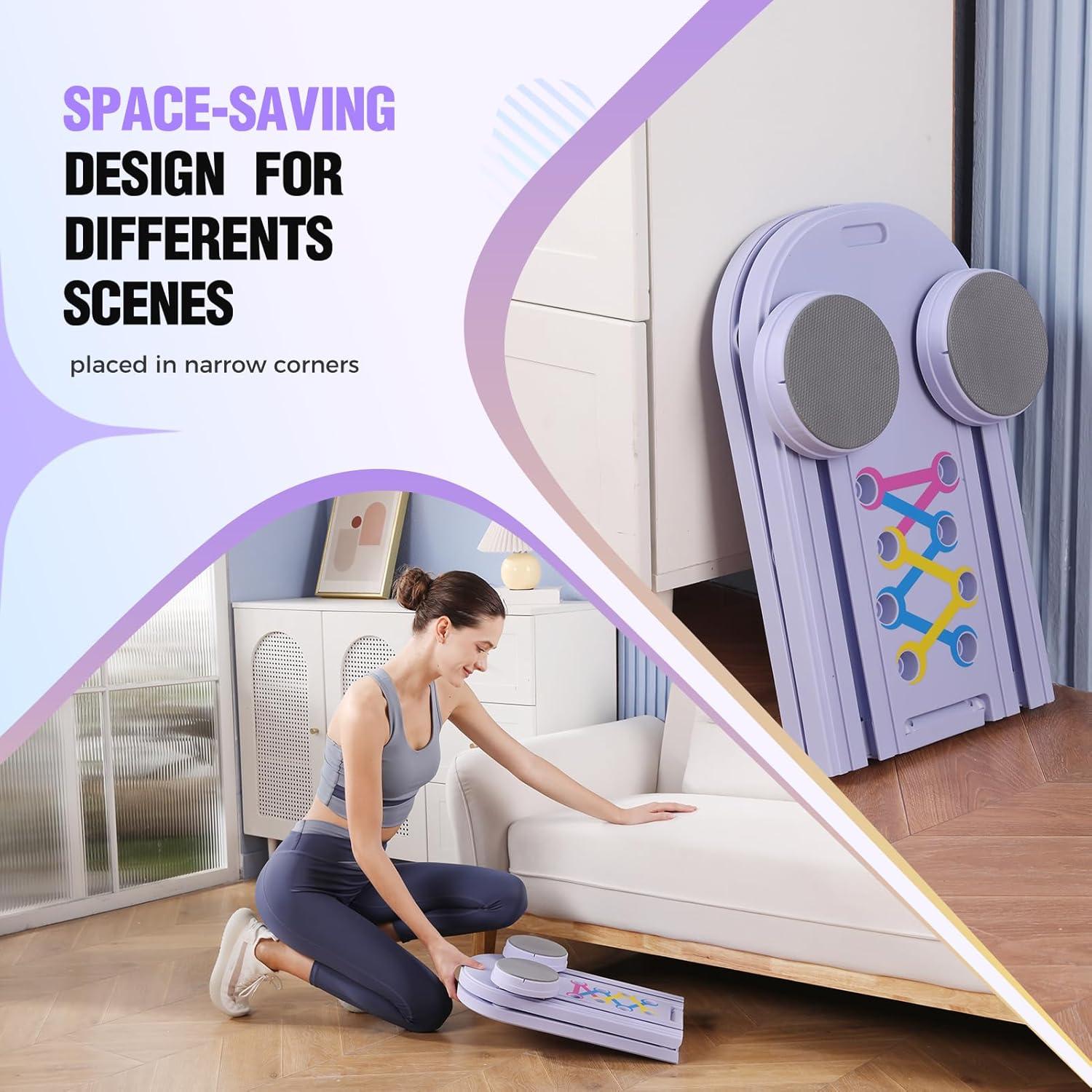 Reformer de Pilates Mosdos US123 Plegable 7 en 1 para Entrenamiento