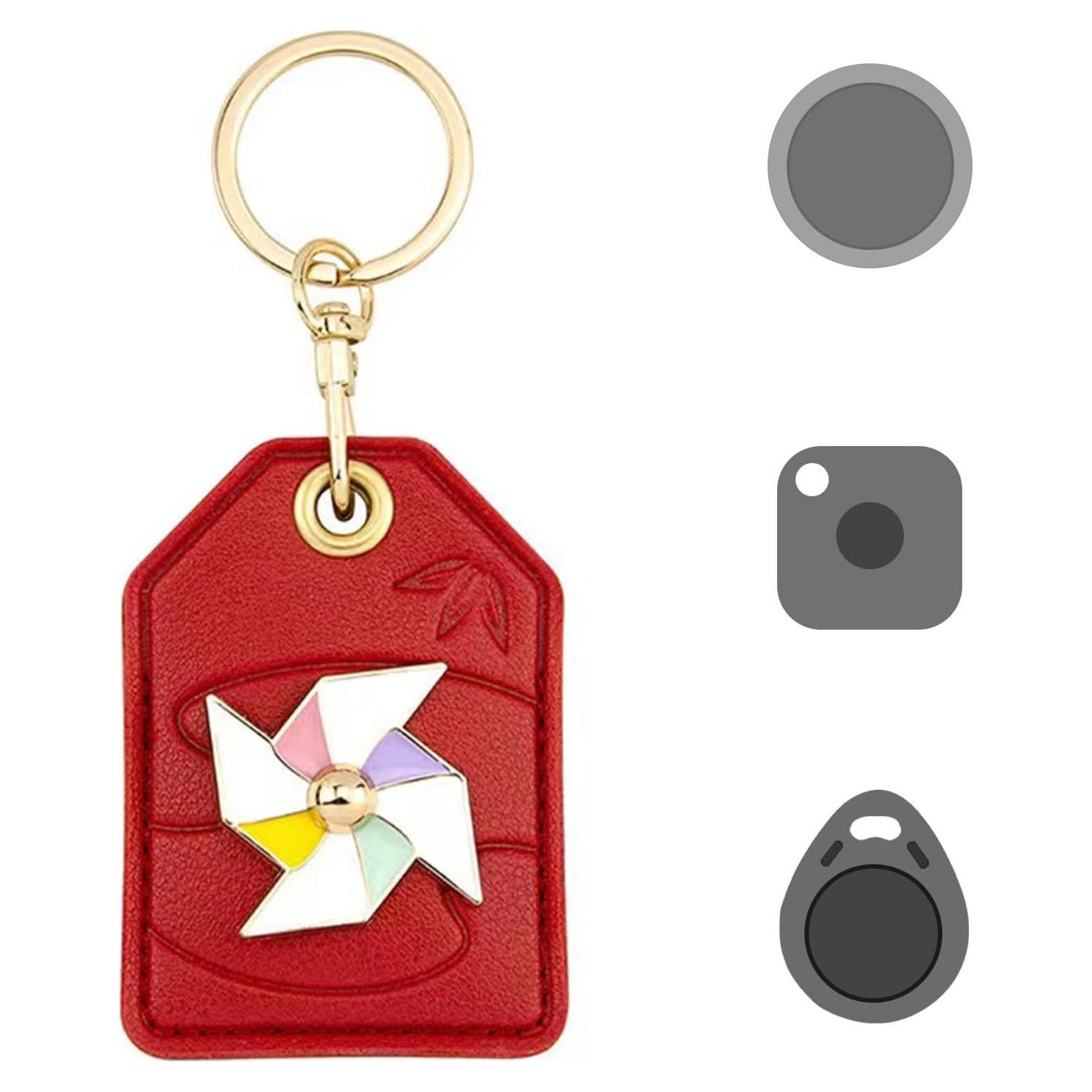 Funda de Cuero VBANU para AirTag y SmartTag - Diseño Bonito