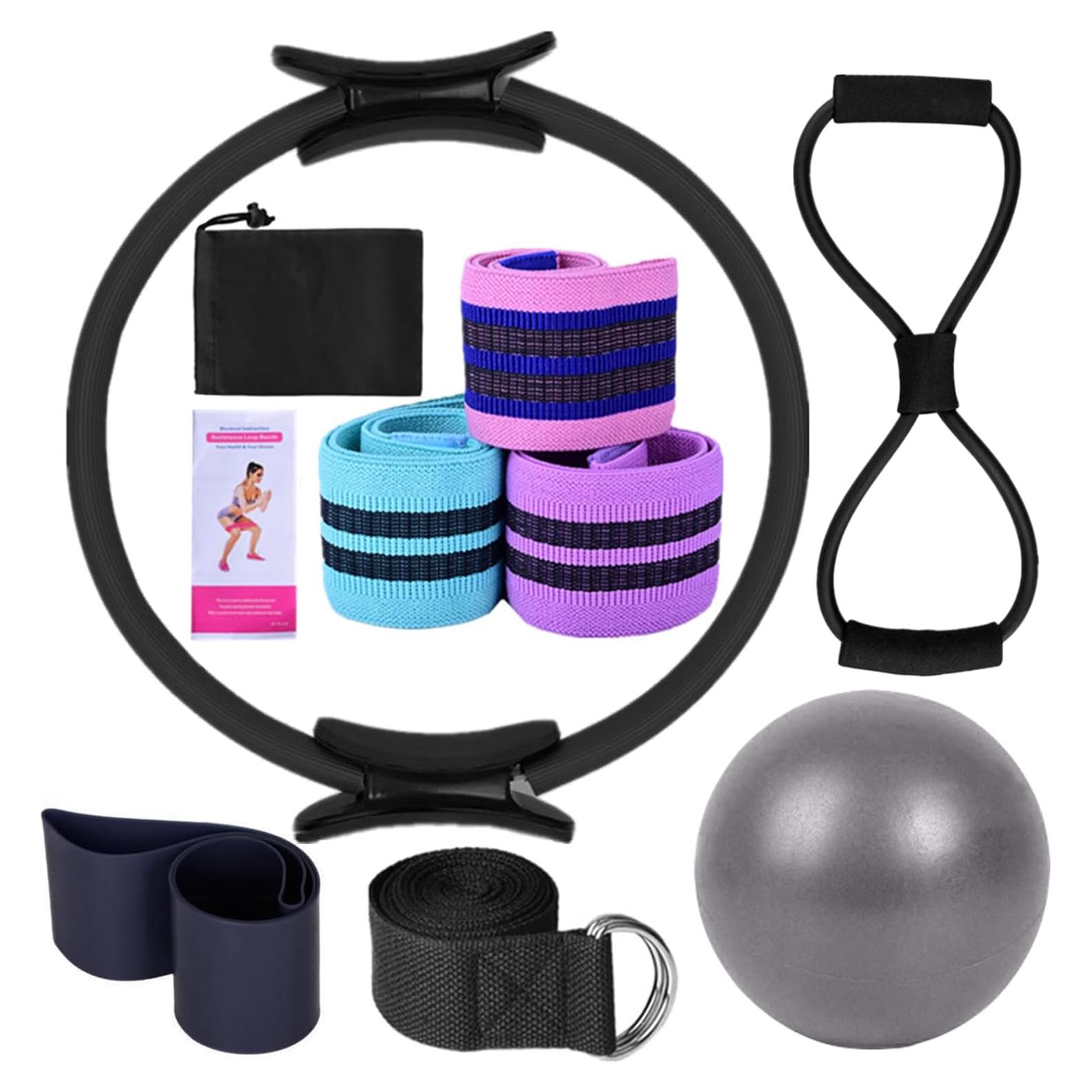 Conjunto de Pilates y Yoga Irfora - Bandas, Pelota y Anillo