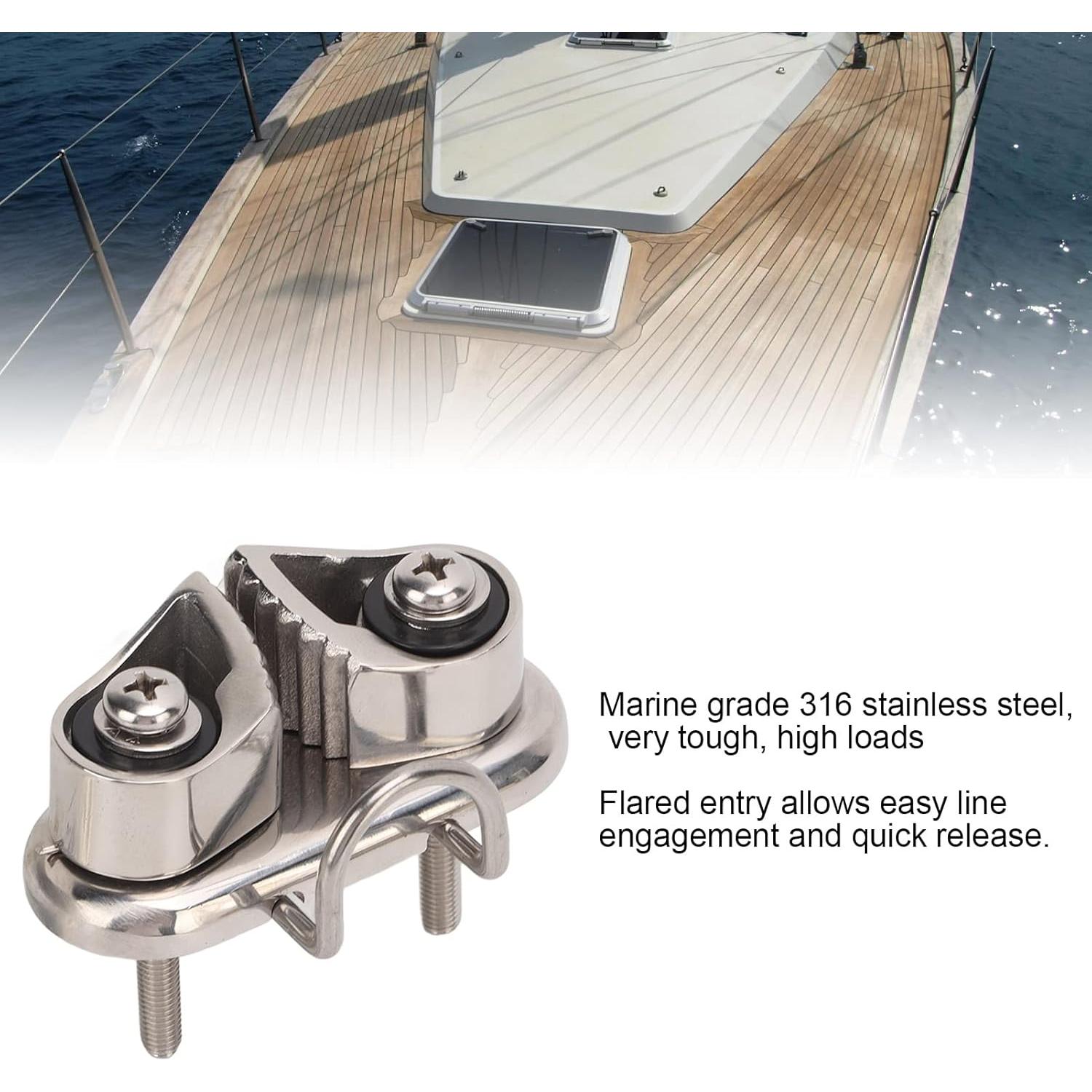 Cleat de Barco Aramox Acero Inoxidable 316 para Cuerda 10mm