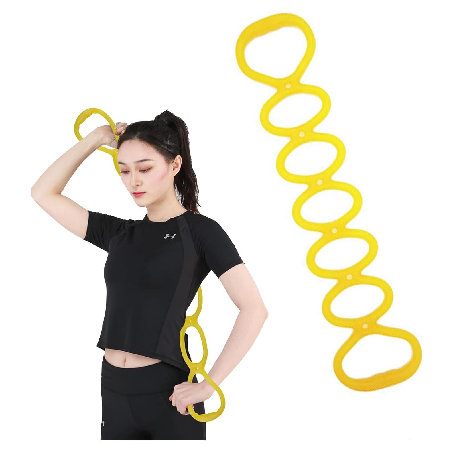 Banda de Resistencia Ajustable BetterJonny 7 Niveles Amarillo