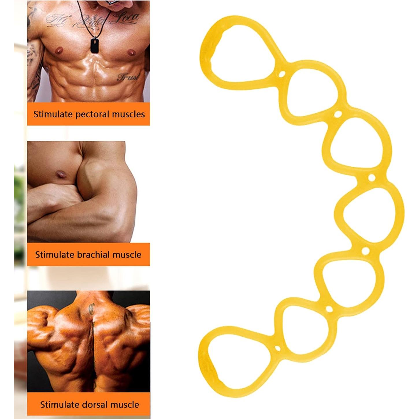 Banda de Resistencia Ajustable BetterJonny 7 Niveles Amarillo