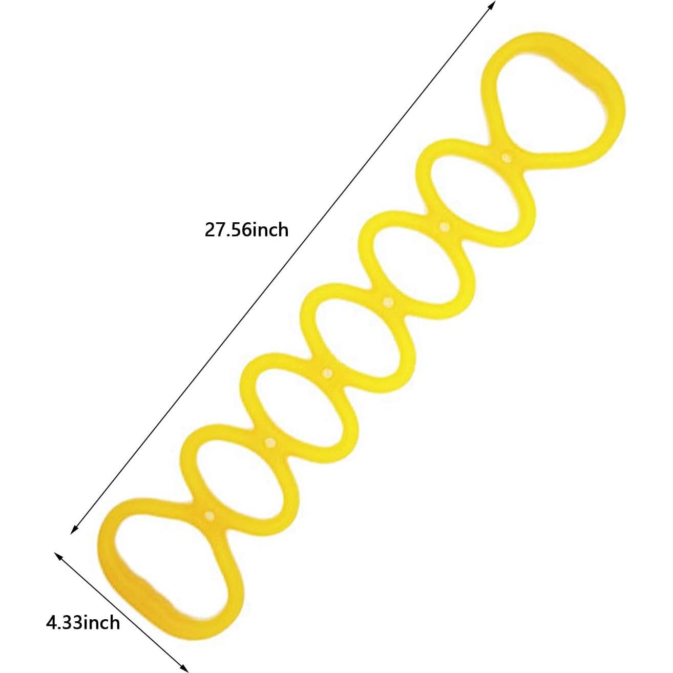 Banda de Resistencia Ajustable BetterJonny 7 Niveles Amarillo