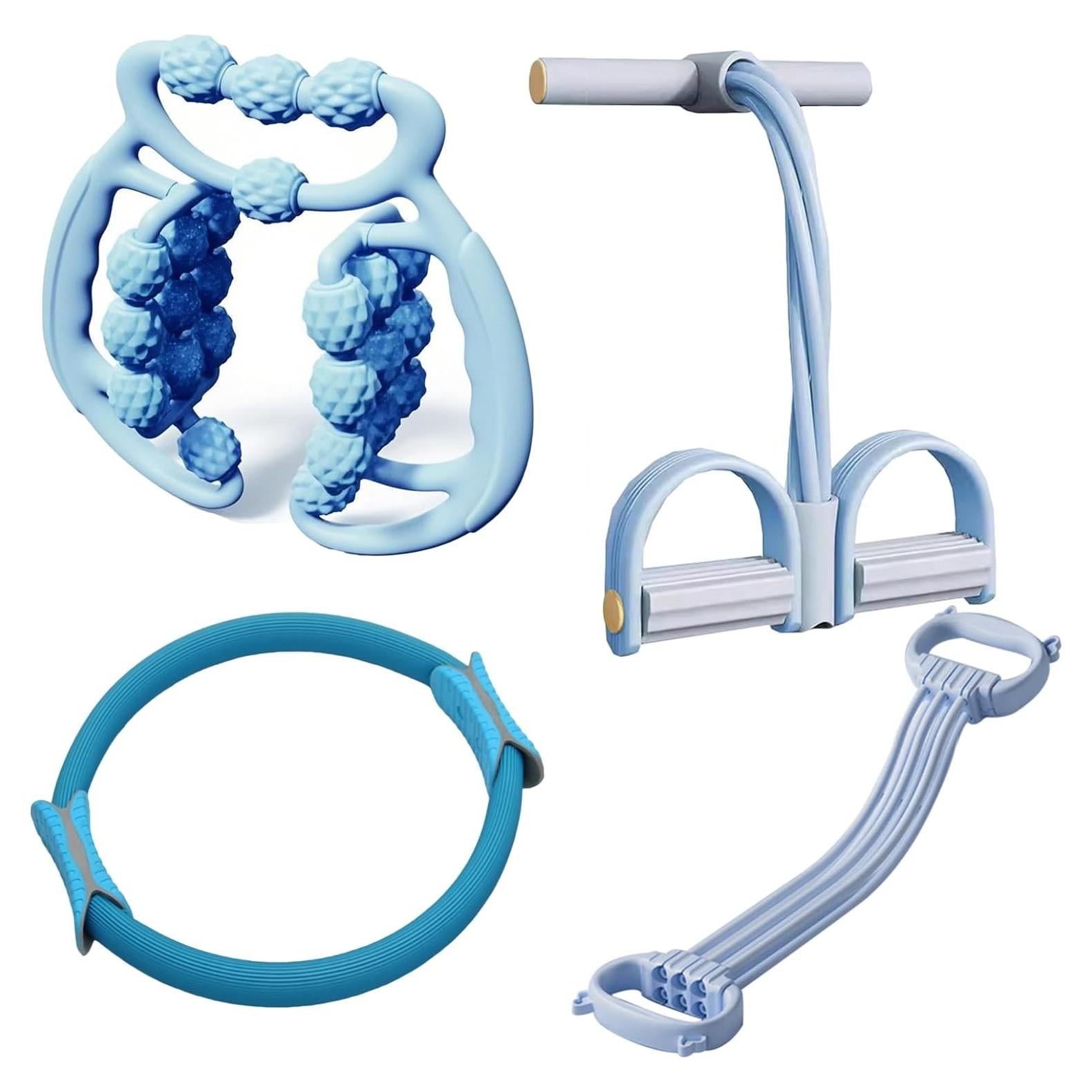 Kit de Pilates BLQCSLH YJT001 con Anillo y Banda de Resistencia