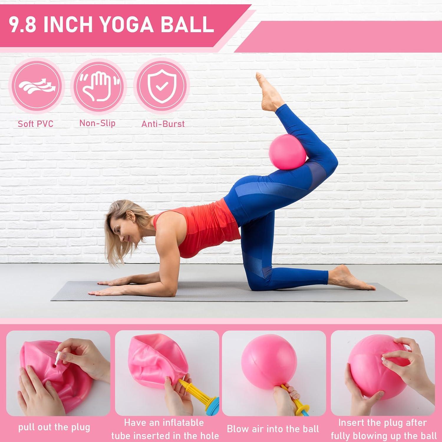 Kit de Pilates 13 Piezas Party Greeting - Anillo, Bandas y Pelota