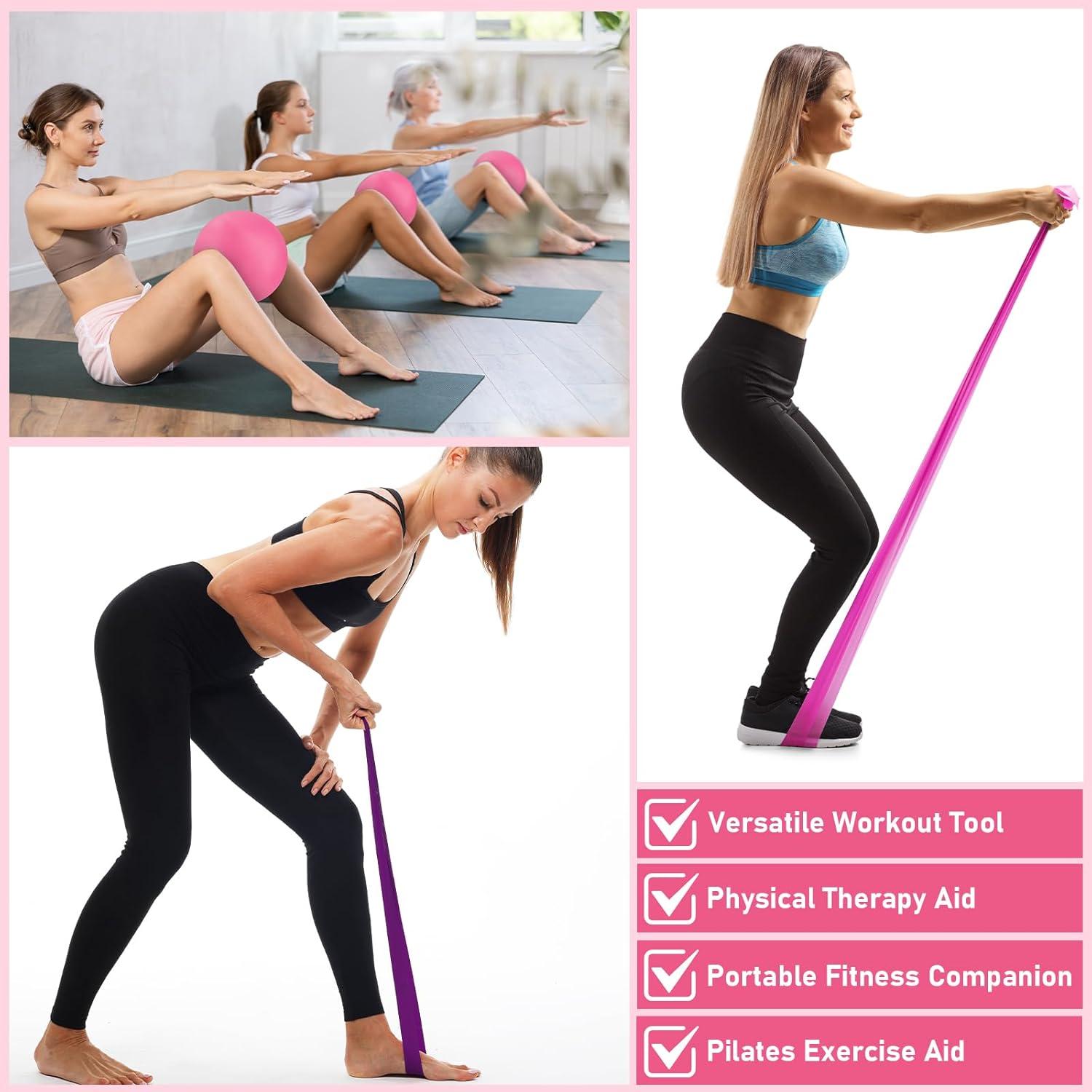 Kit de Pilates 13 Piezas Party Greeting - Anillo, Bandas y Pelota