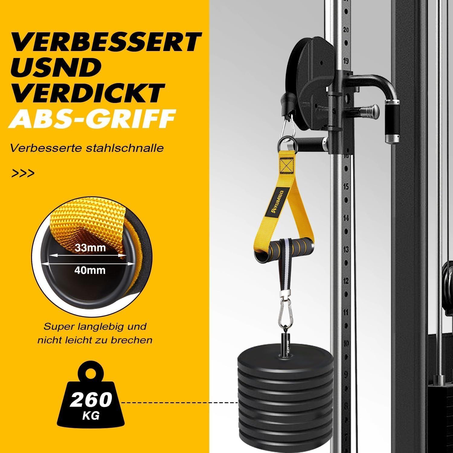 Mangos de Ejercicio Ayombo para Bandas de Resistencia - Alta Resistencia