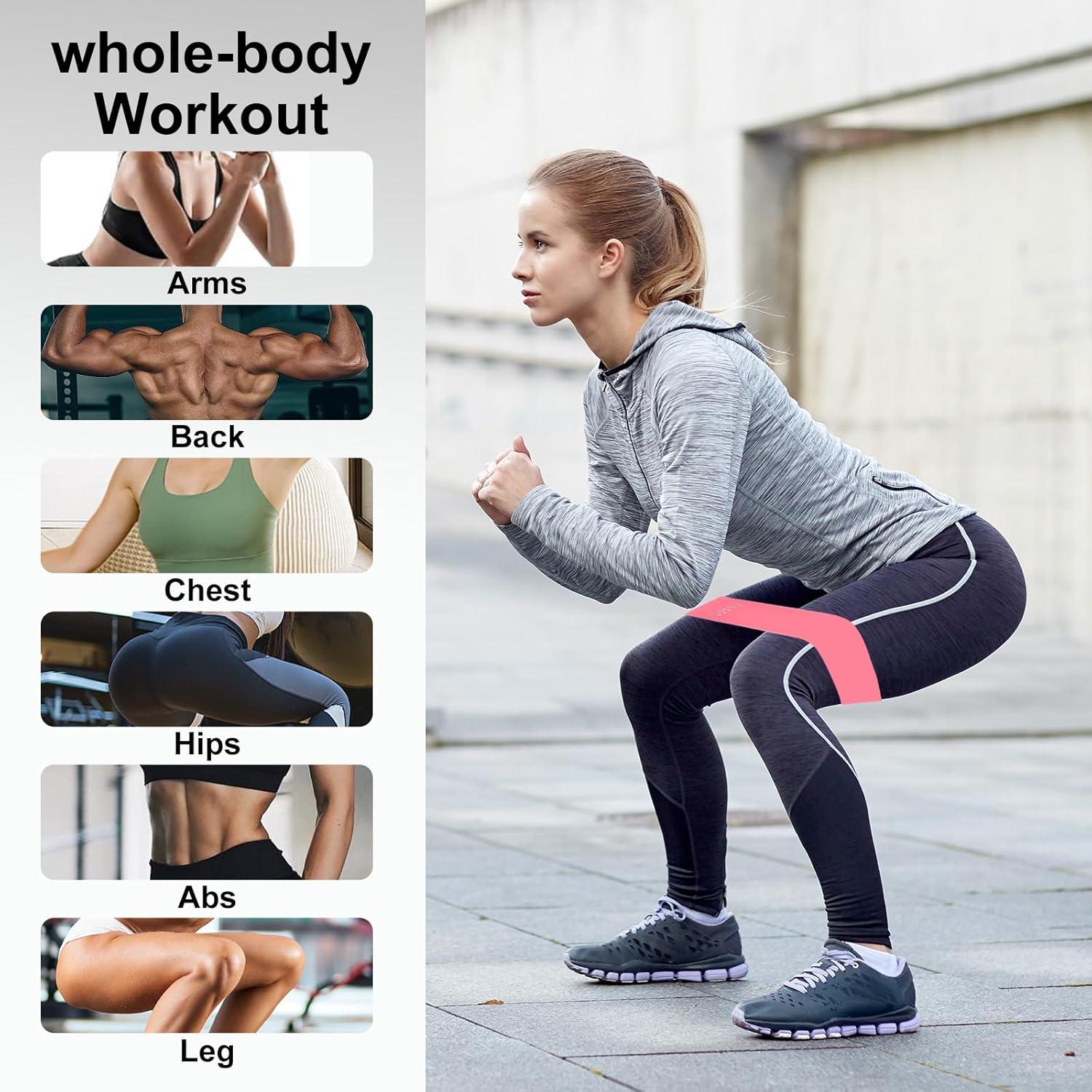 Juego de Bandas de Resistencia BOYYJING 5 Niveles 30x5cm