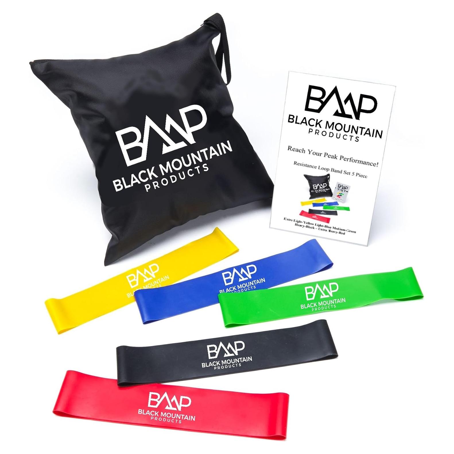 Conjunto de Bandas de Resistencia en Bucle Productos de Montaña Negra - 5 Niveles