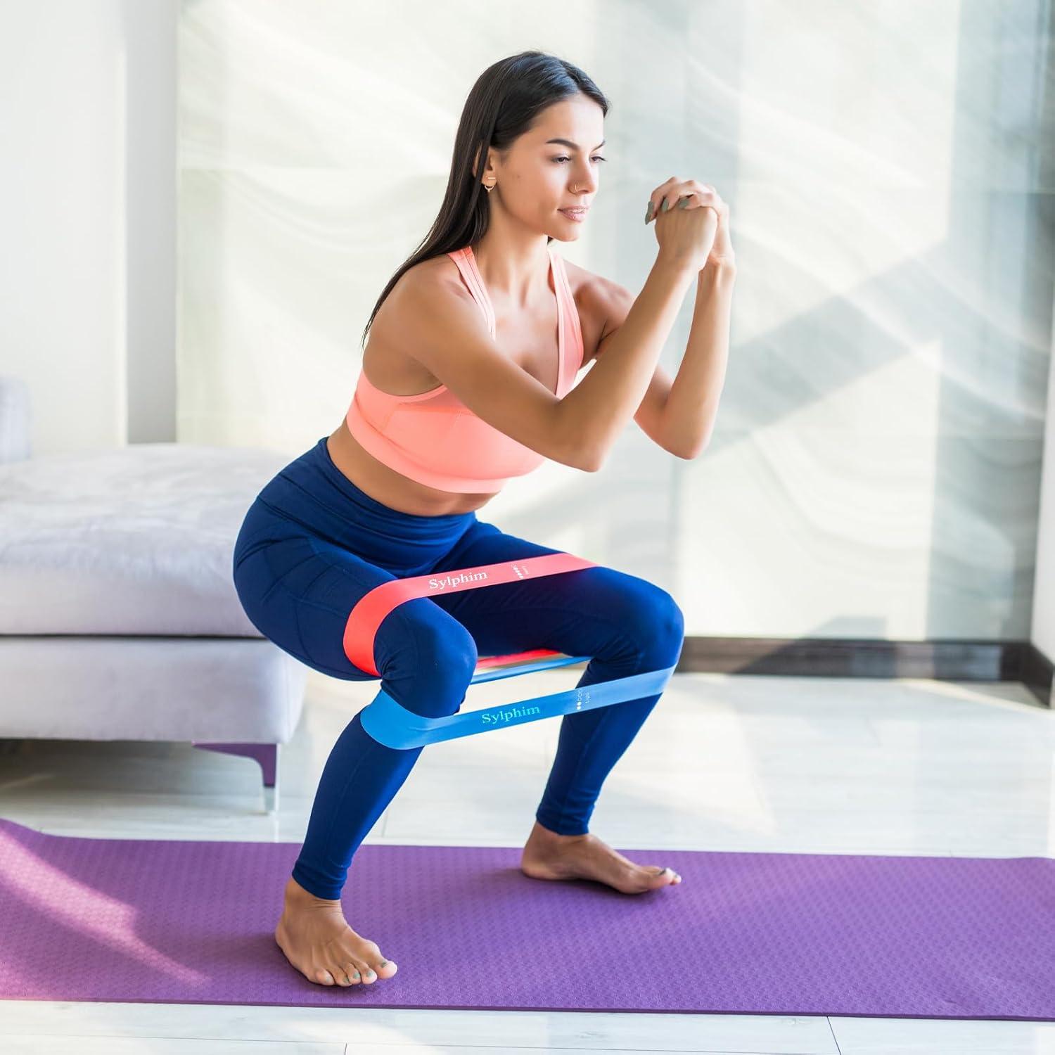 Set de 5 Bandas de Resistencia Sylphim con Bolsa y Guía