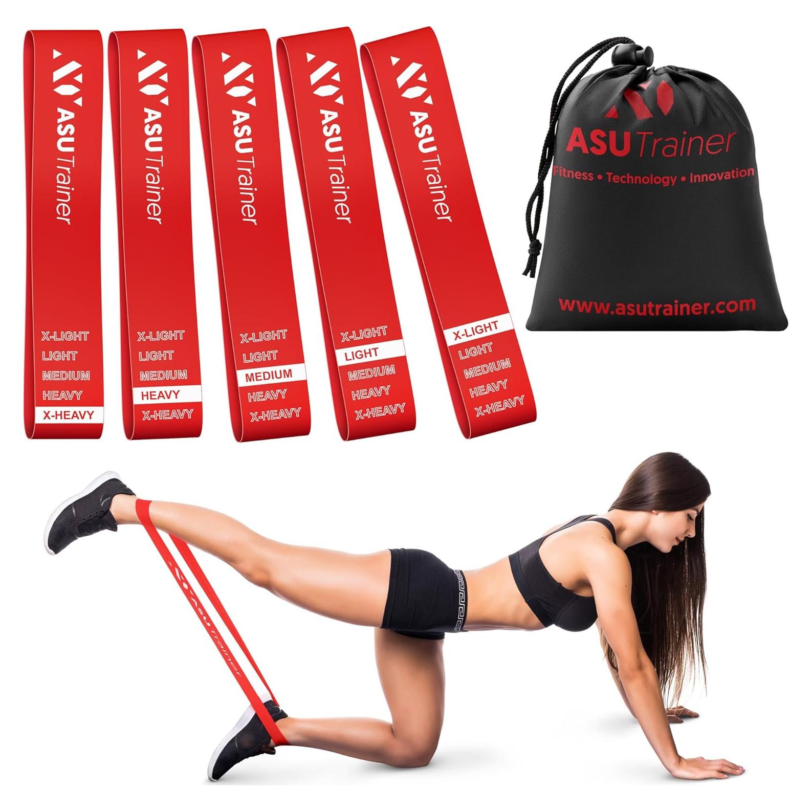 Bandas de Resistencia Loop ASU Trainer, 5 Niveles, 2.27-18.14 kg