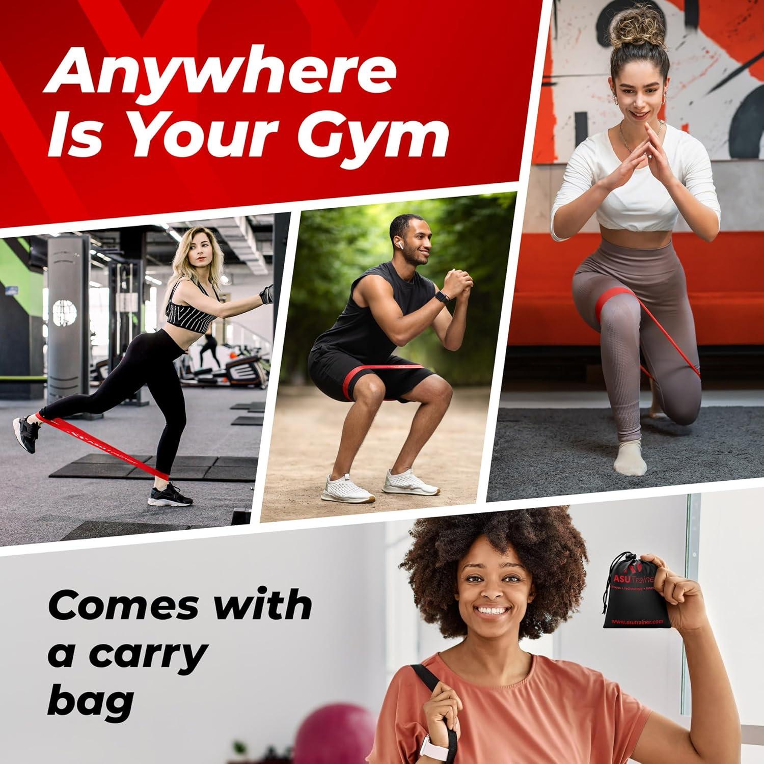 Bandas de Resistencia Loop ASU Trainer, 5 Niveles, 2.27-18.14 kg