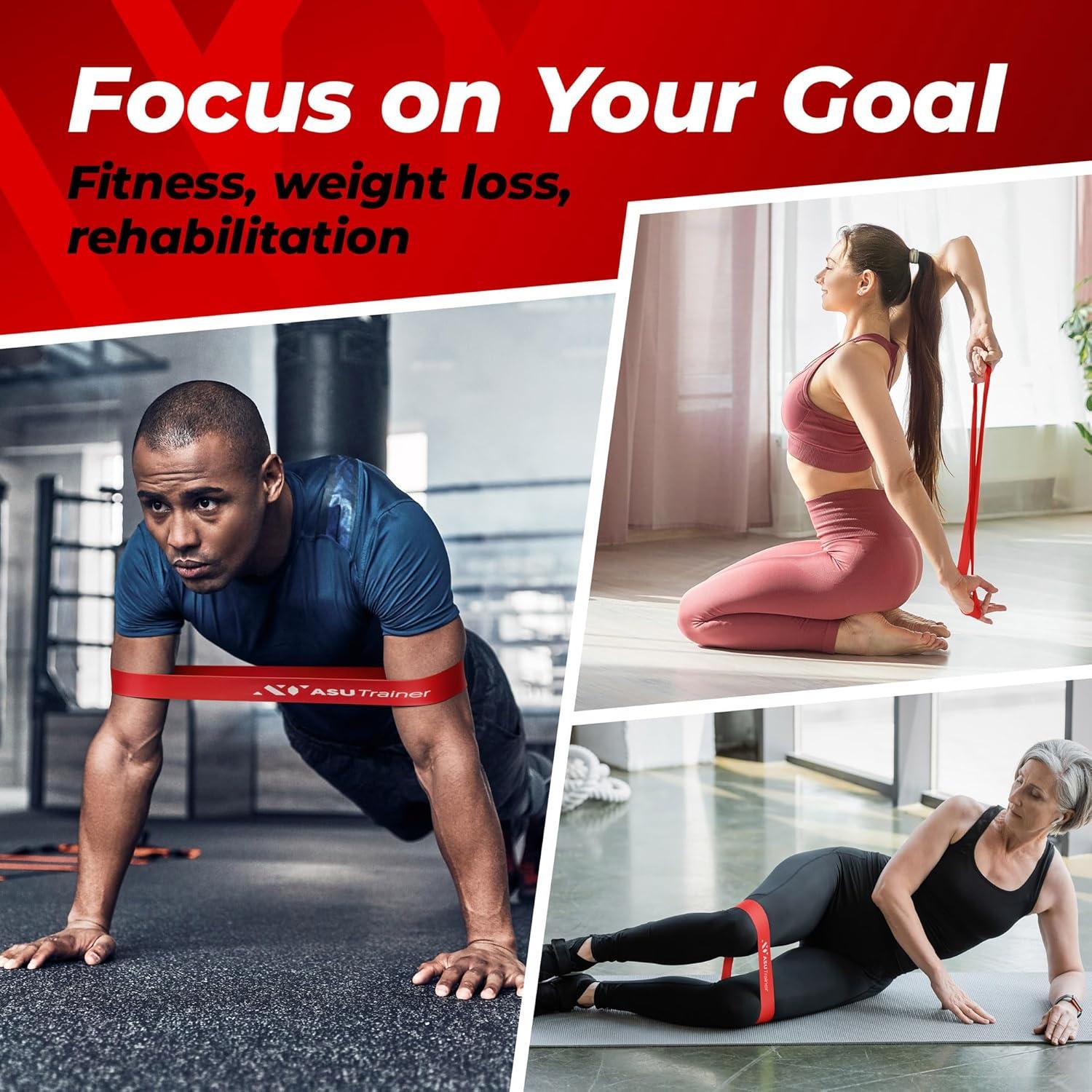 Bandas de Resistencia Loop ASU Trainer, 5 Niveles, 2.27-18.14 kg