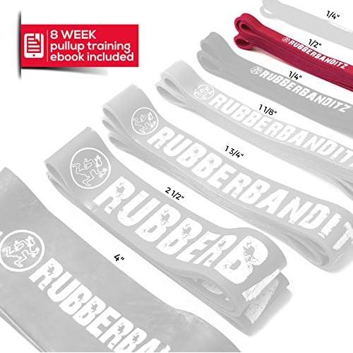 Bandas de Resistencia Rubberbanditz Rojo 15.88 kg para Dominadas
