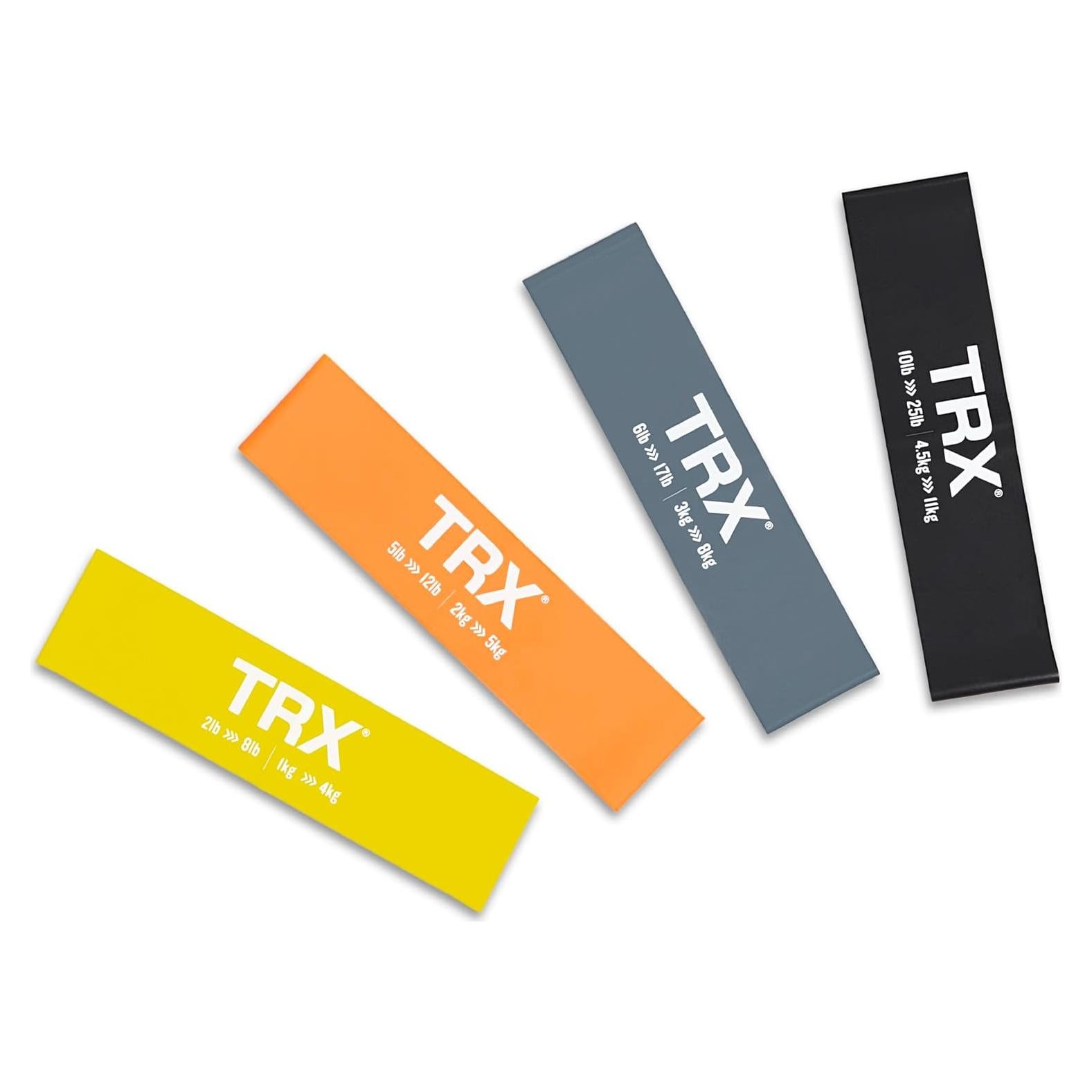 Bandas de Ejercicio TRX - Juego de 4 Bandas de Resistencia