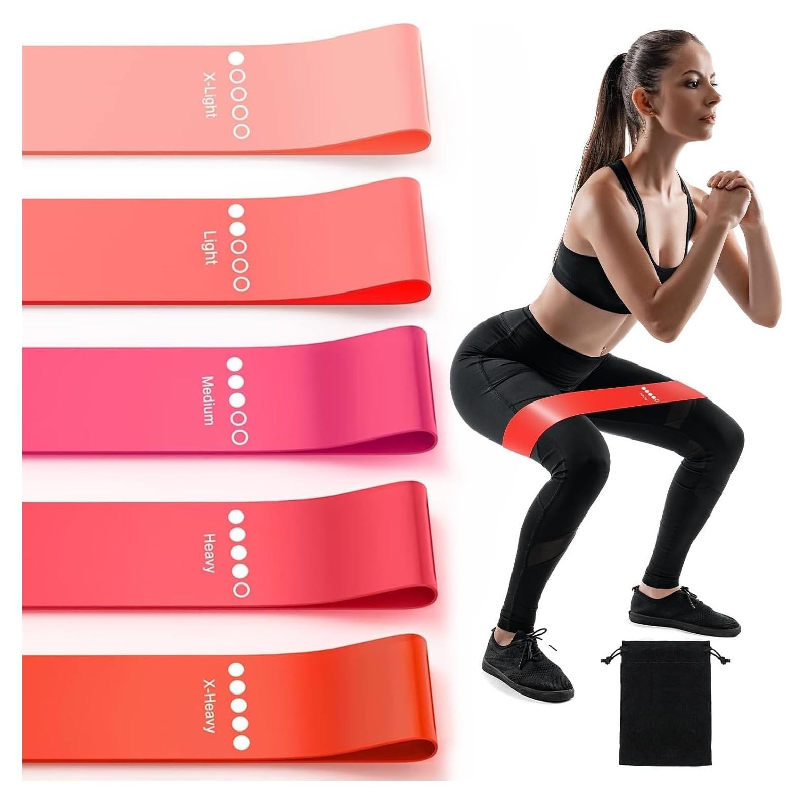 Bandas de Ejercicio de Resistencia EIen - Juego de 5 Niveles