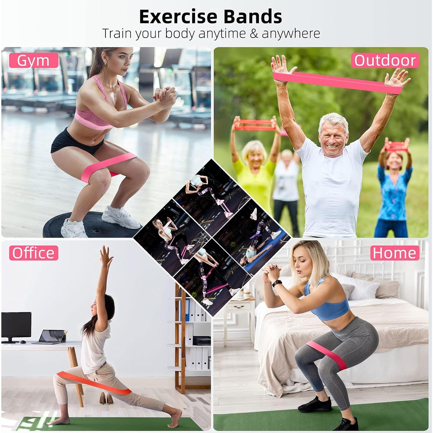 Bandas de Ejercicio de Resistencia EIen - Juego de 5 Niveles