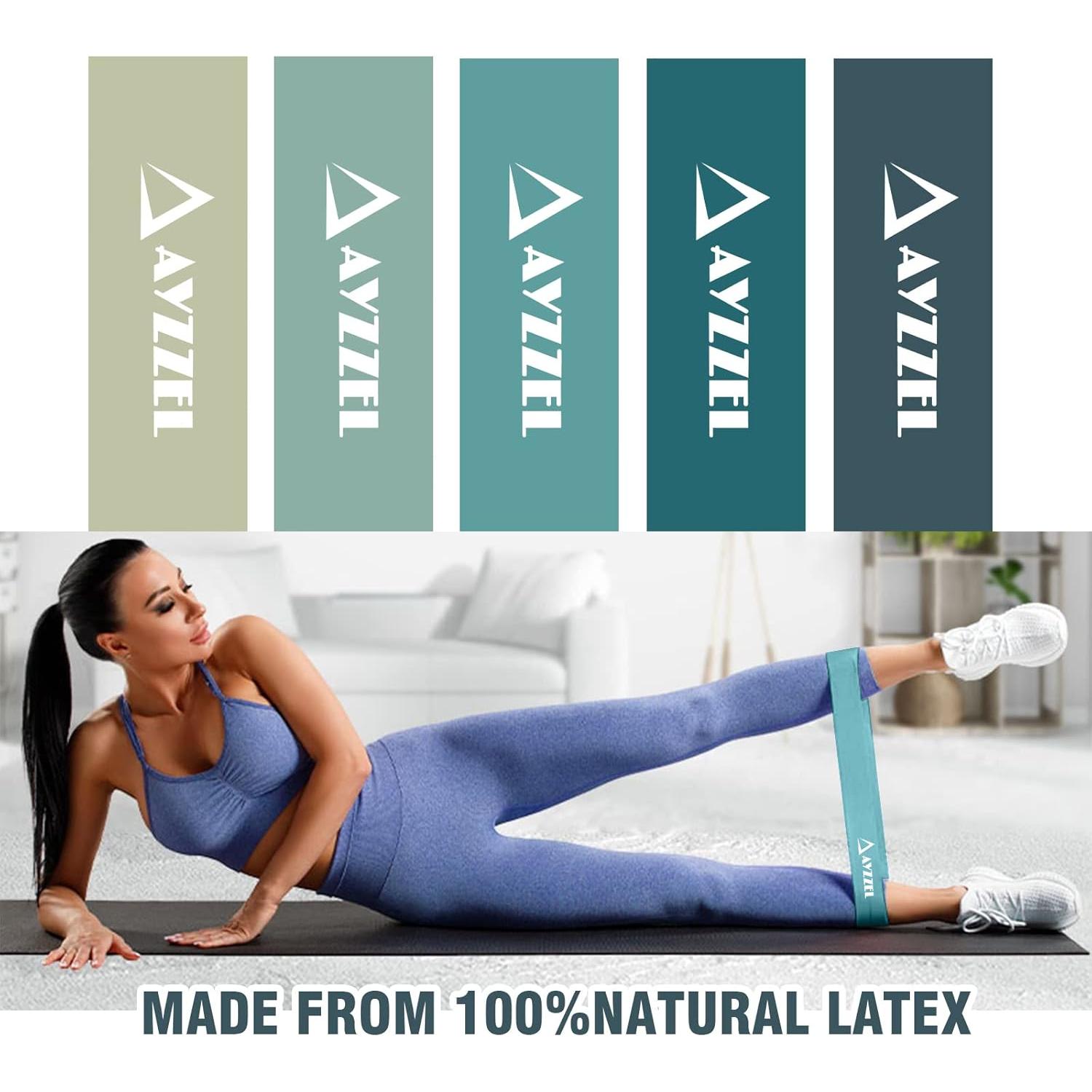 Bandas de Resistencia AYZZEL - Juego de 5 Niveles con Bolsa