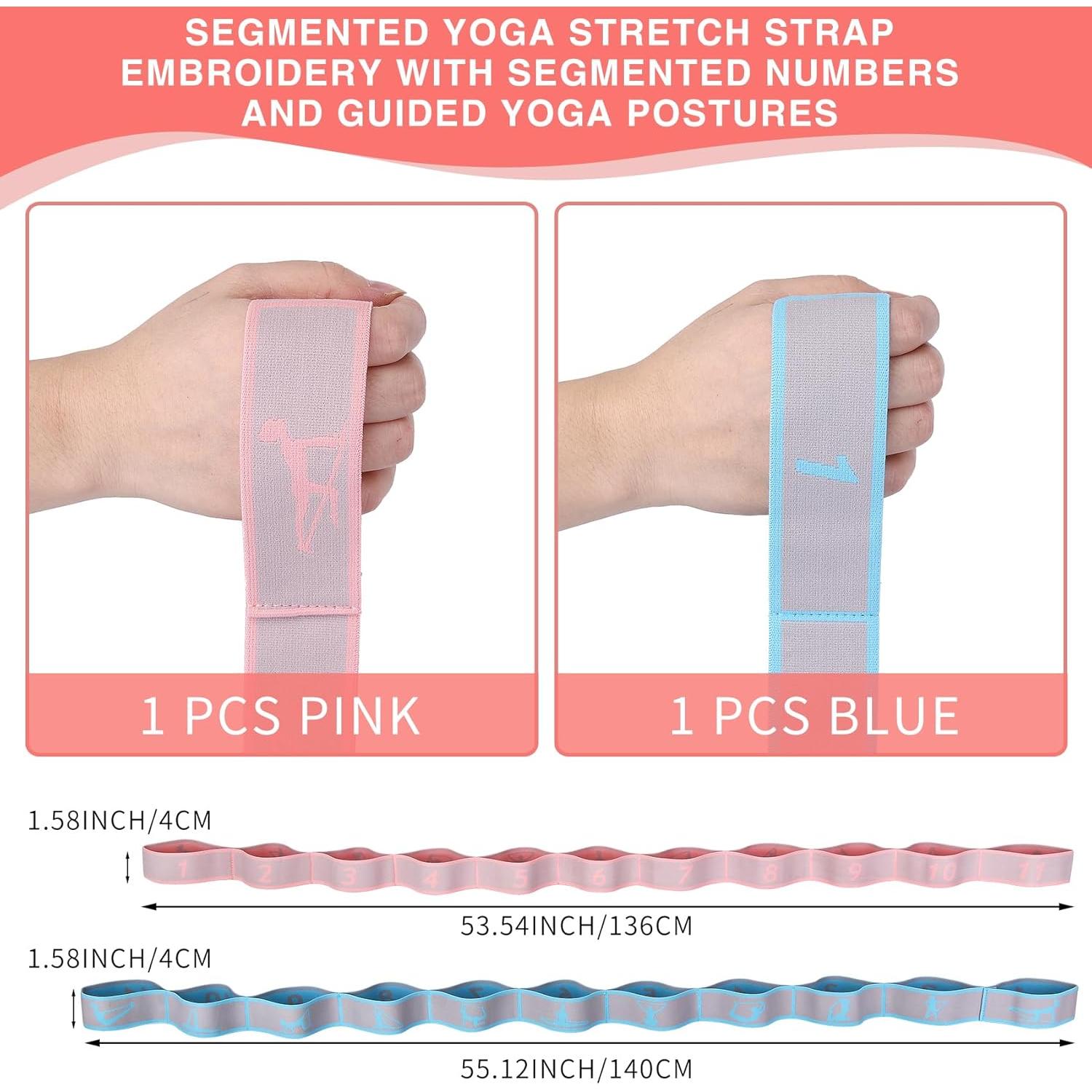 Correa de Estiramiento de Yoga CEILIWEN 11 Bucles Elástica