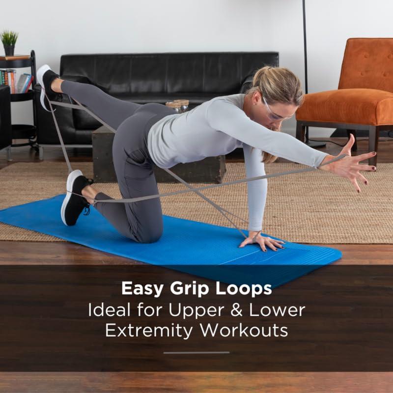 Banda de Resistencia THERABAND CLX Plata 1.52m Super Pesada