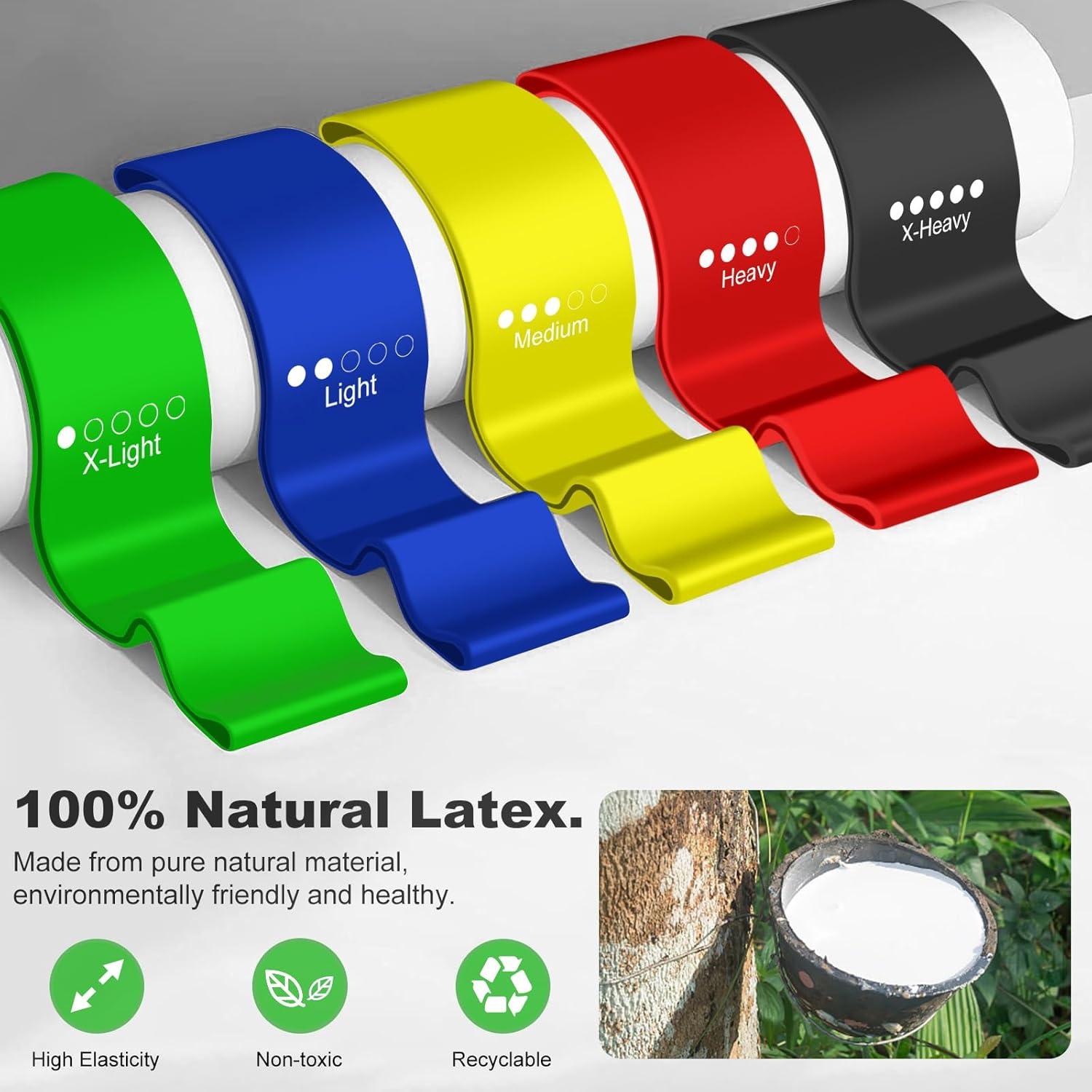 Conjunto de Bandas de Resistencia SZHLUX 5 Niveles para Fitness