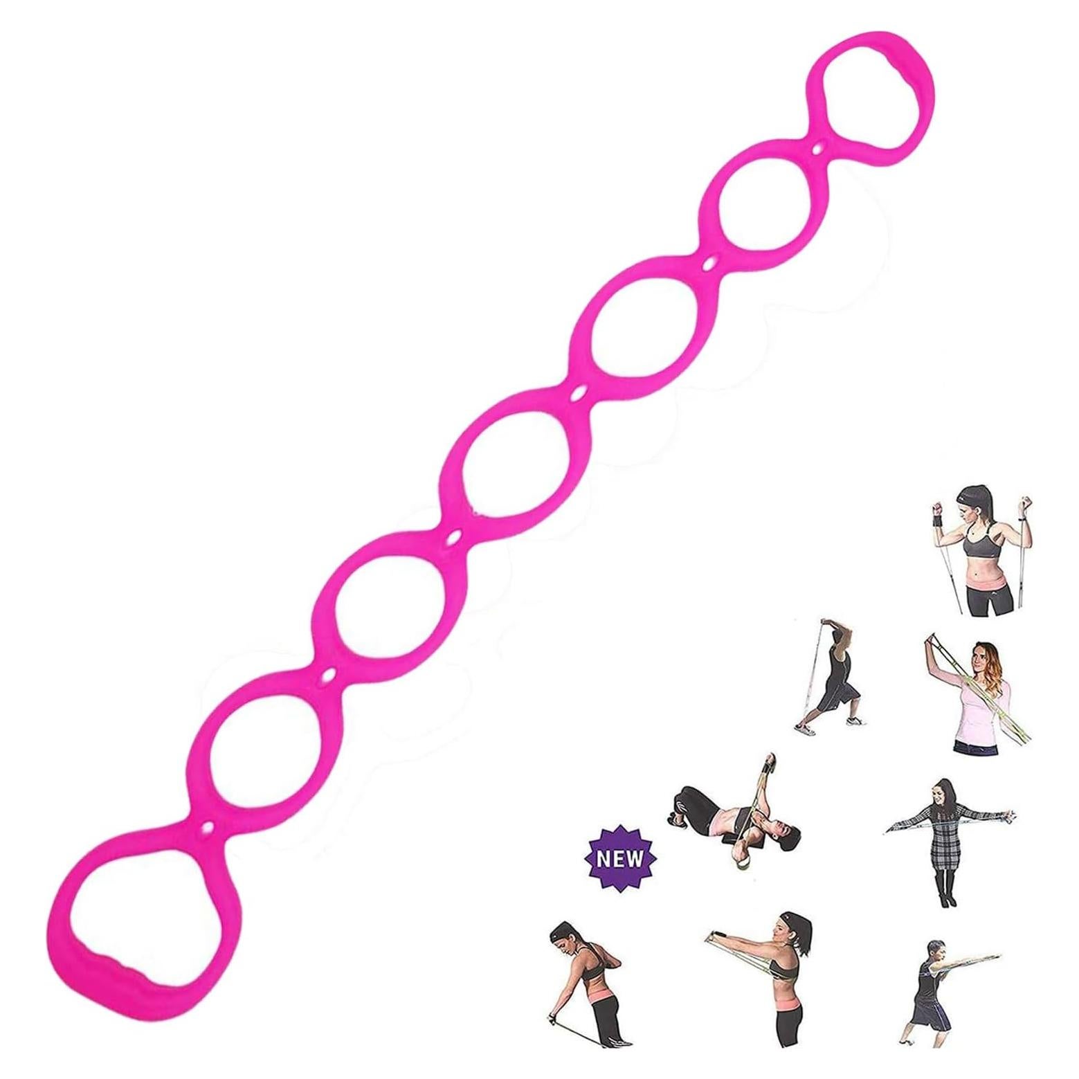 Banda de Ejercicio de Resistencia LACANEA 7 Anillos Rosa