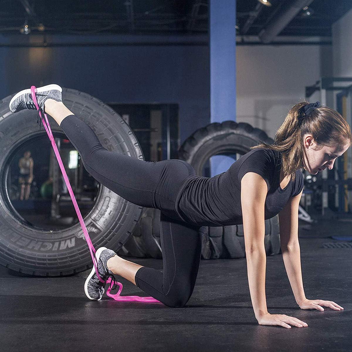 Banda de Ejercicio de Resistencia LACANEA 7 Anillos Rosa