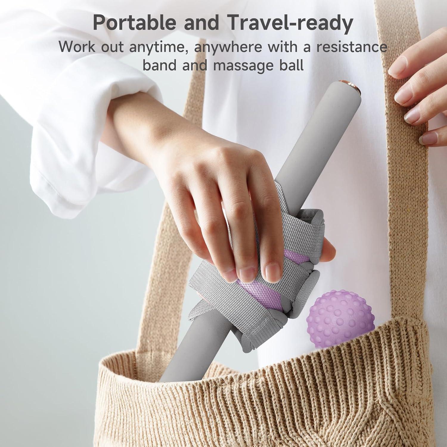 Banda de Resistencia VANiGO 120lb con Mangos Antideslizantes