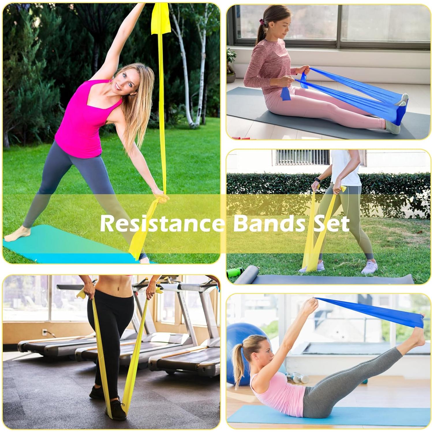 Conjunto de 5 Bandas de Resistencia MoHern para Ejercicio