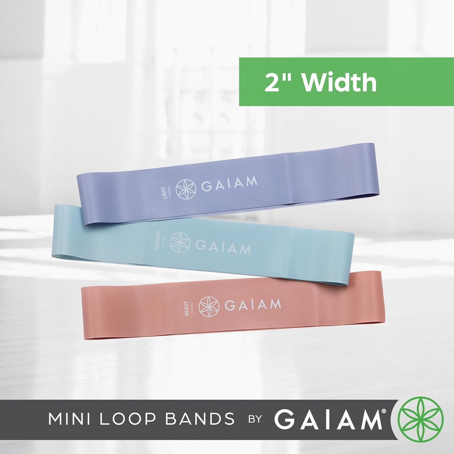 Kit de Mini Bandas de Resistencia Gaiam Restore - 3 Niveles