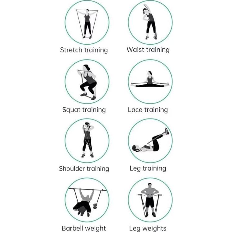 Banda de Ejercicio Roja HORNO - Resistencia Ligera 6.8-15.9 kg