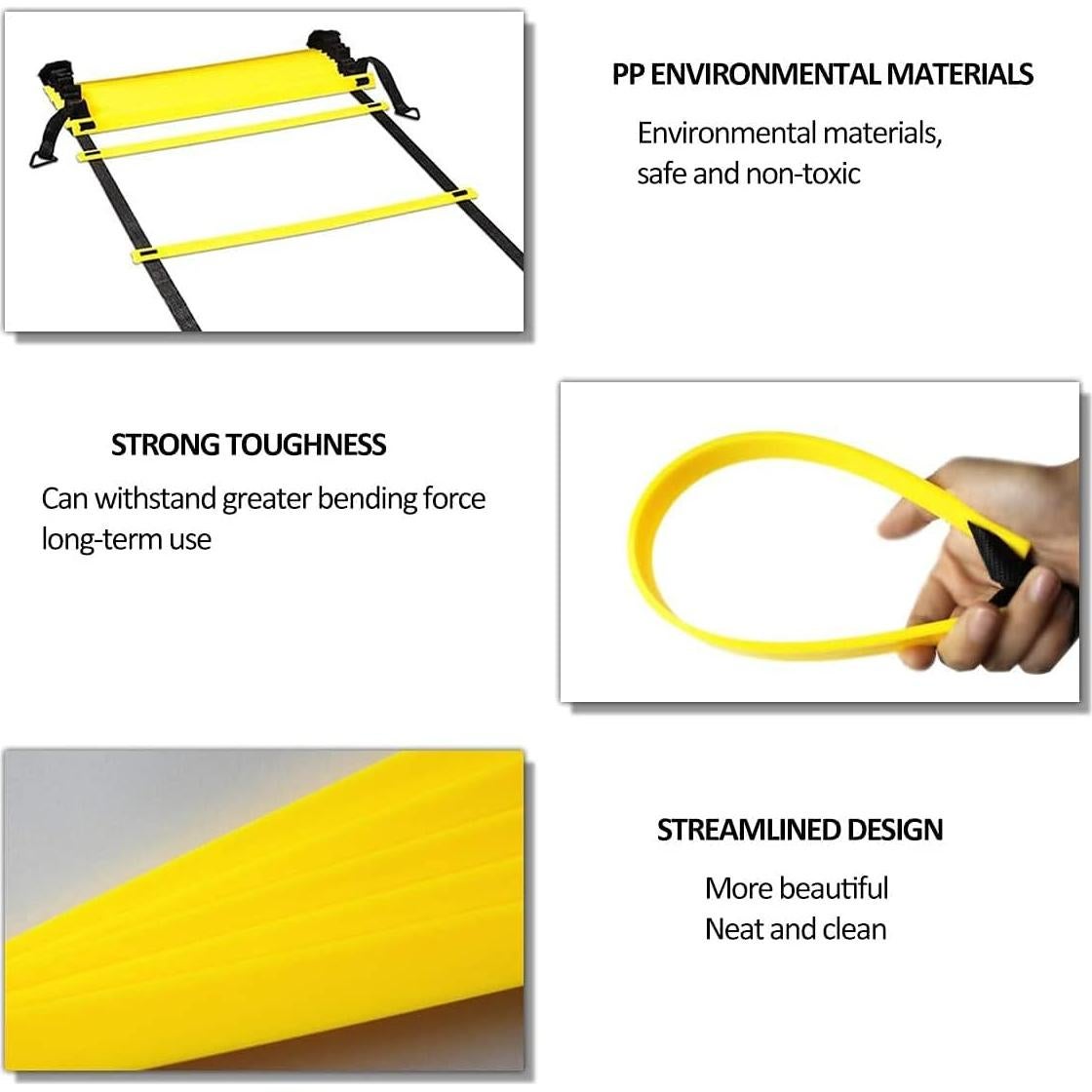 Conjunto de Entrenamiento Agilidad y Velocidad OFYDNR - Escalera 6.1m