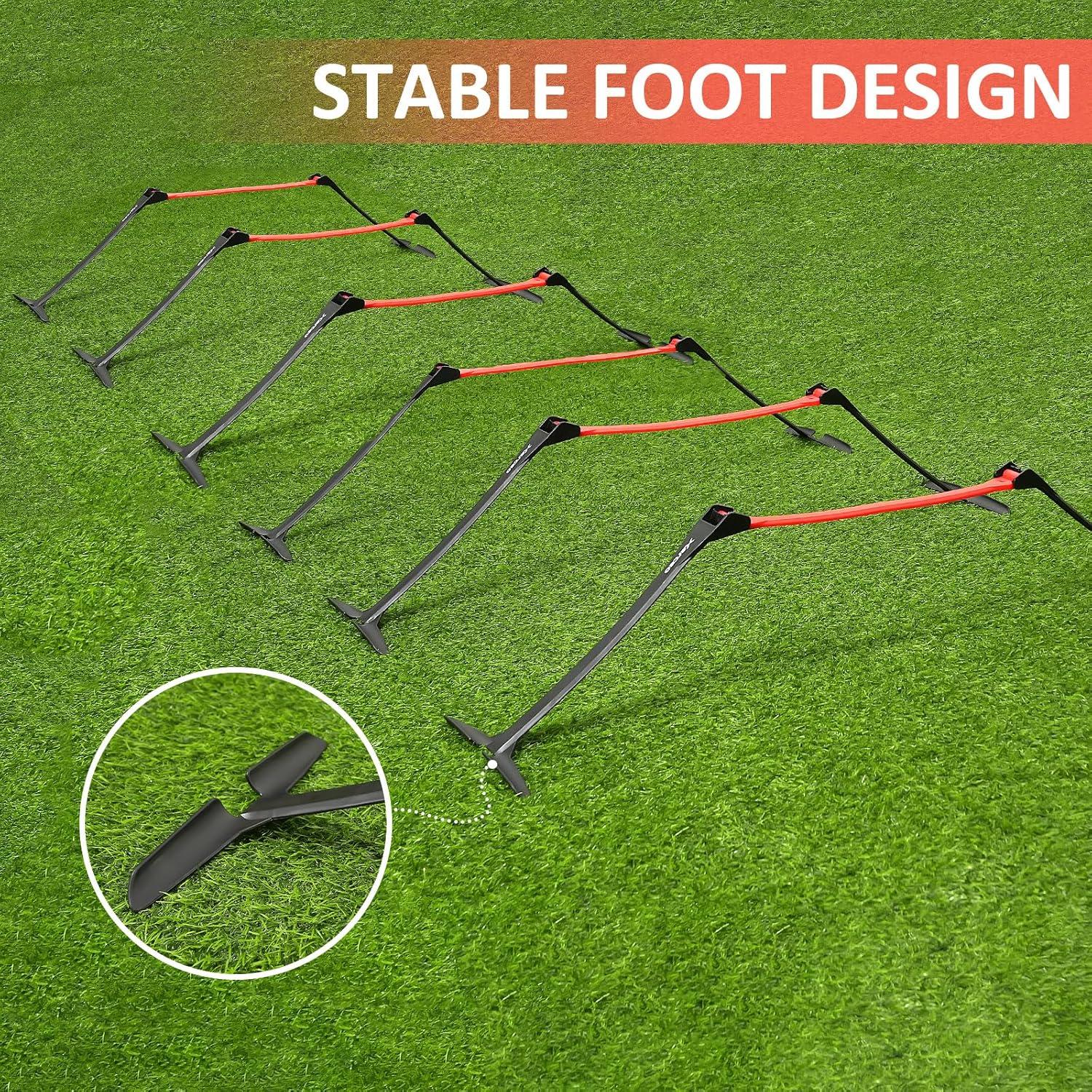 Conjunto de Vallas Ajustables y Escalera de Agilidad Xerceo SH01