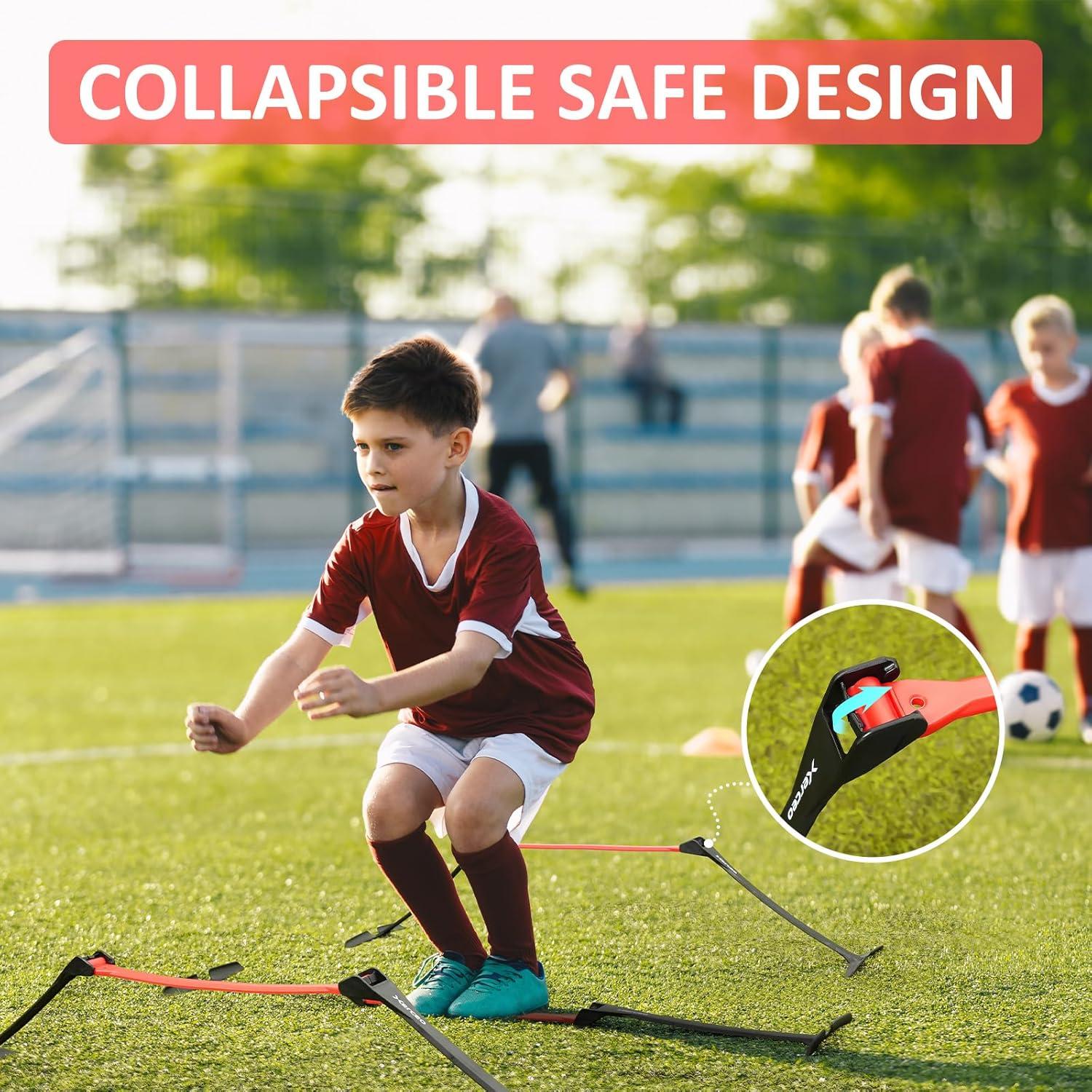 Conjunto de Vallas Ajustables y Escalera de Agilidad Xerceo SH01