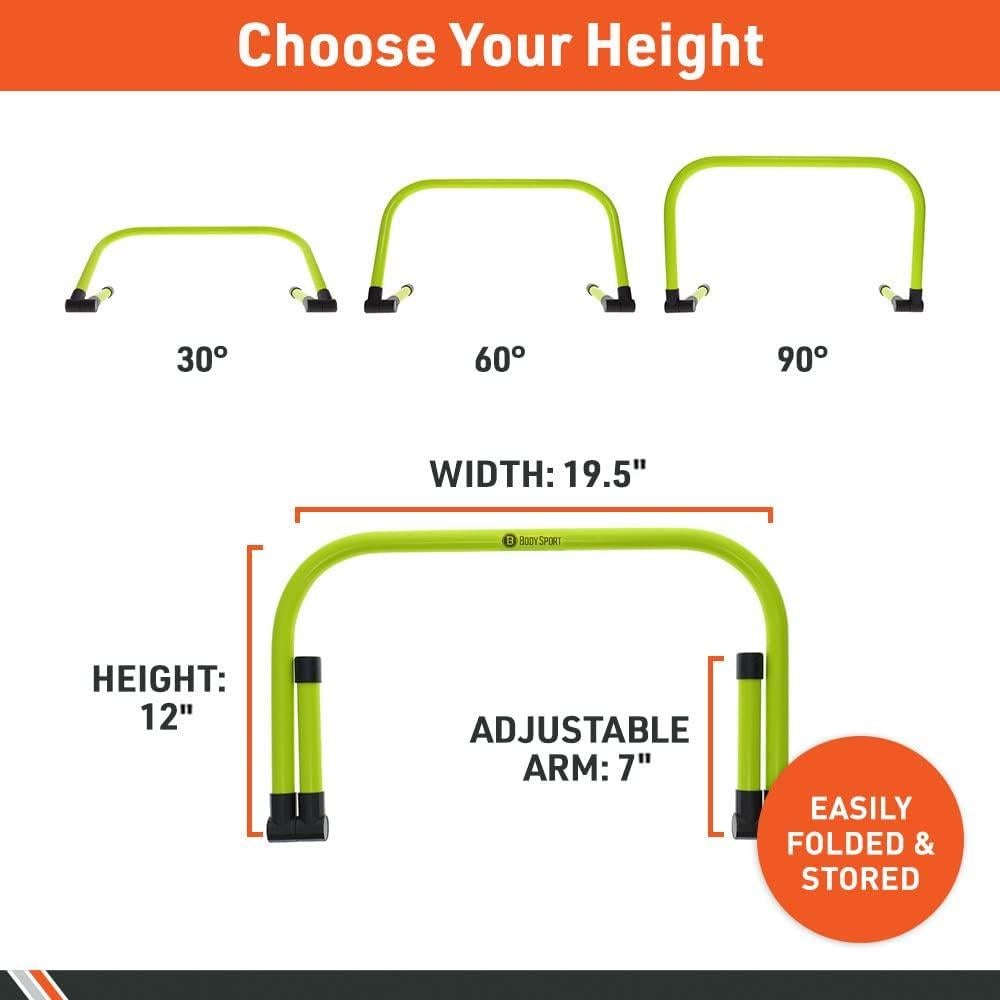 Obstáculos Ajustables Cuerpos Sport para Entrenamiento de Velocidad