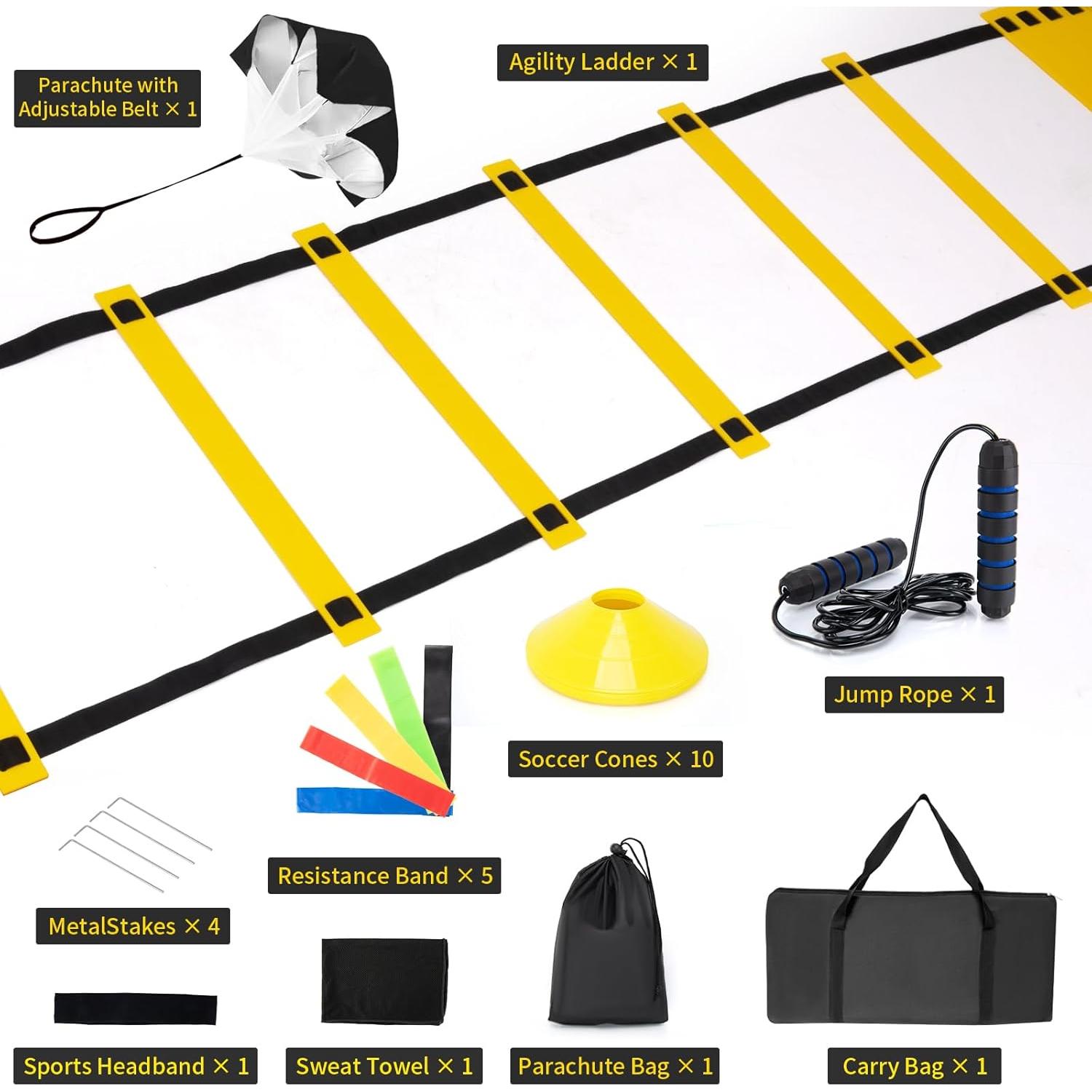 Set de Entrenamiento de Agilidad y Velocidad 9TH SHOP 6.1m