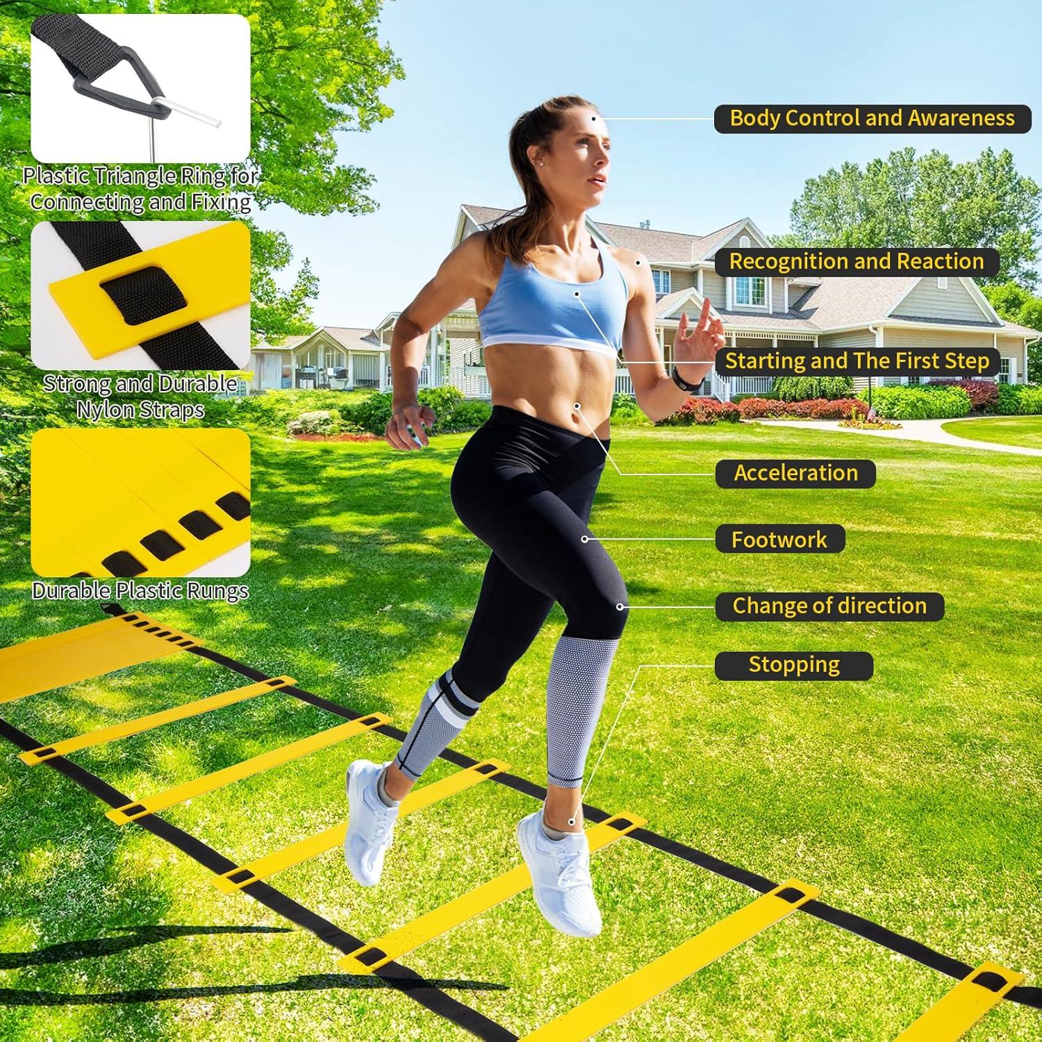 Set de Entrenamiento de Agilidad y Velocidad 9TH SHOP 6.1m