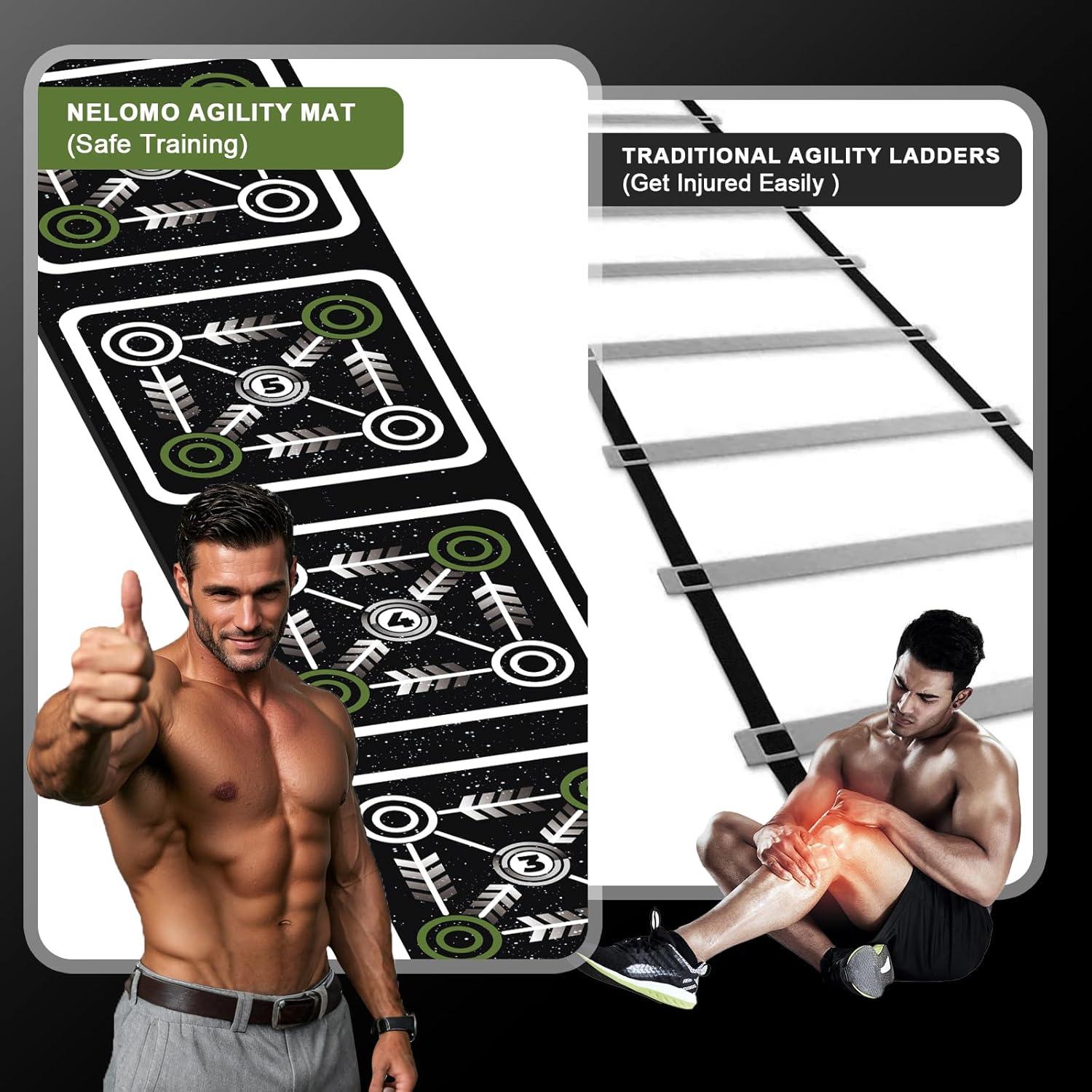 Alfombra de Agilidad NELOMO 360x40 cm para Entrenamiento