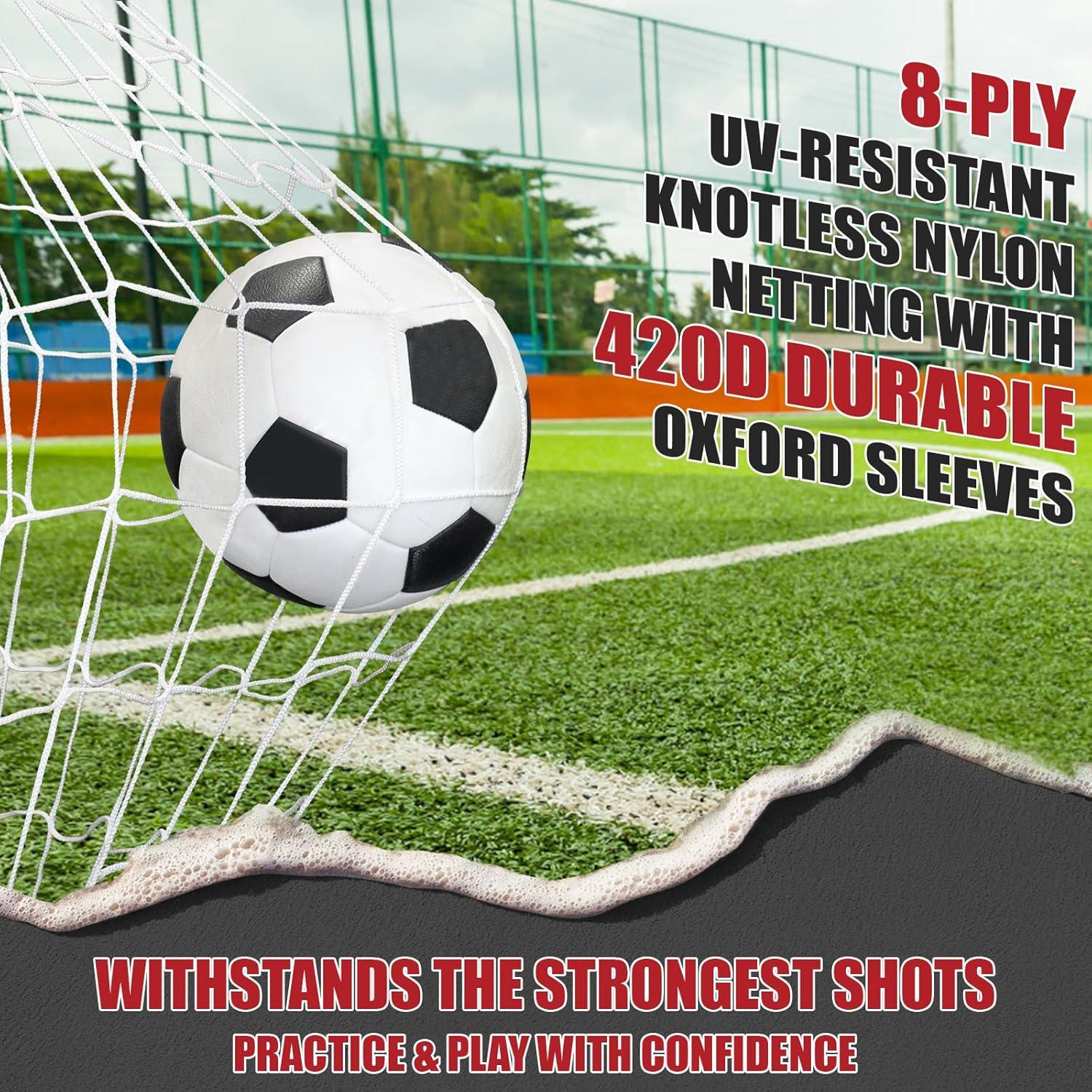 Portería de Fútbol BaseGoal 6x4 FT Plegable con Escalera