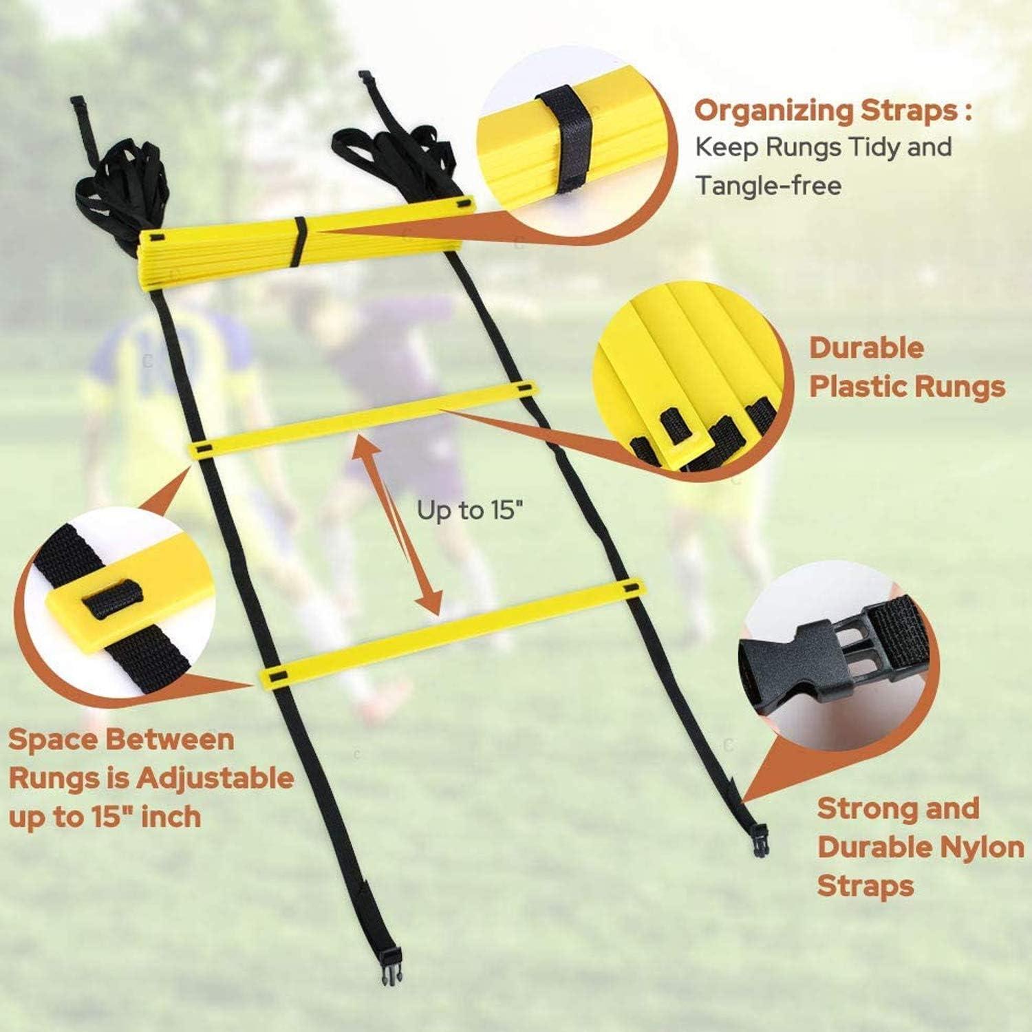 Escalera de Agilidad GHB Pro 2 Paquete 12 Peldaños 6m