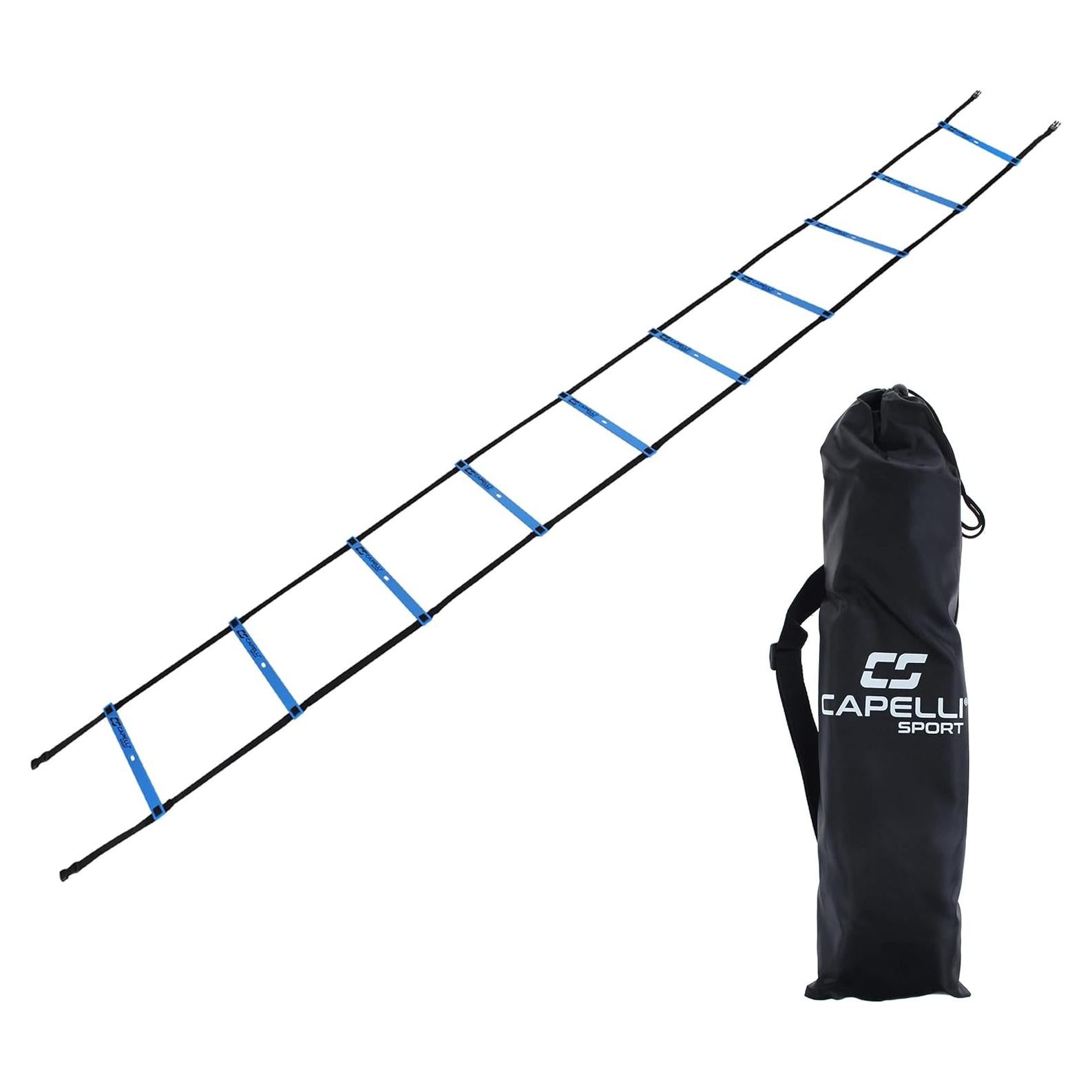 Escalera de Agilidad Capelli Sport 10 Peldaños 4.57m Azul