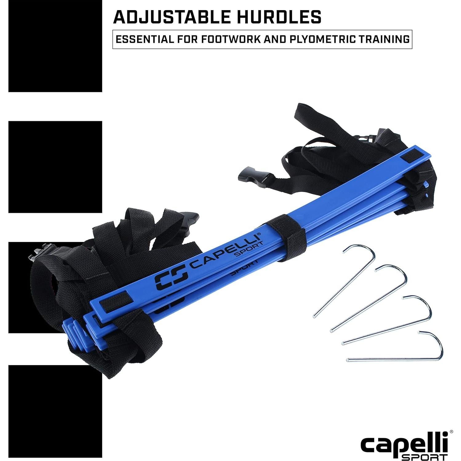 Escalera de Agilidad Capelli Sport 10 Peldaños 4.57m Azul