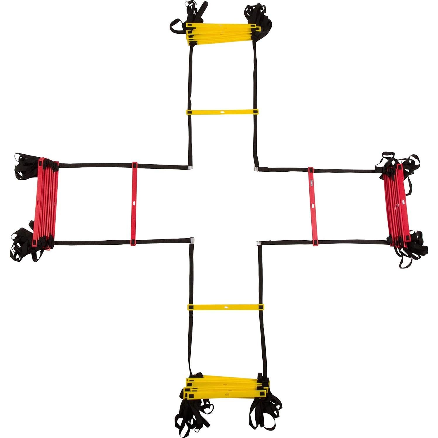 Escalera de Agilidad Cuádruple Trademark Innovations - 12 Peldaños