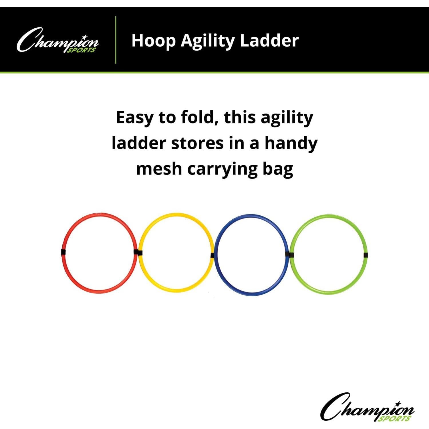Escalera de Agilidad Champion Sports Hoop 5.49 m Multicolor