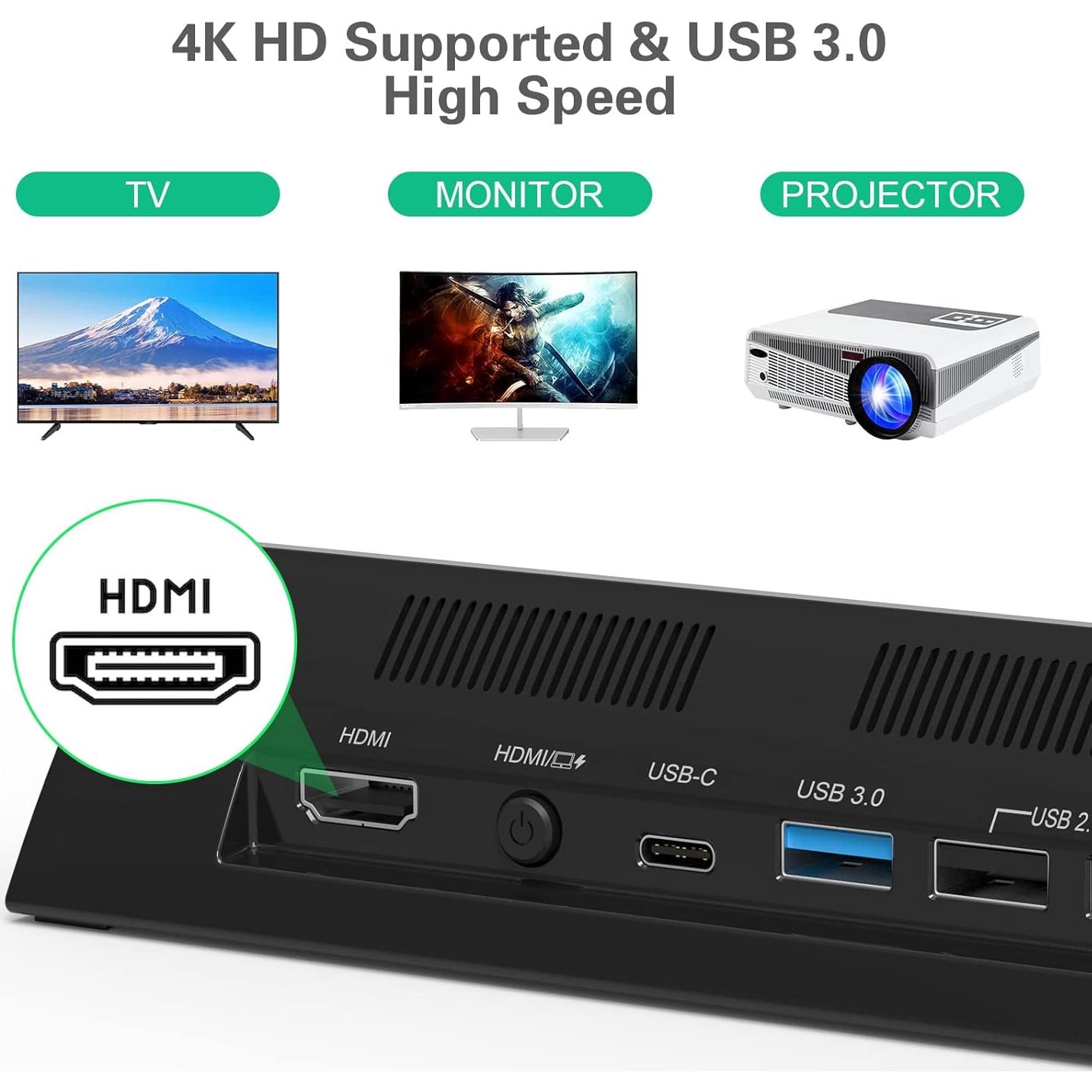 Estación de Acoplamiento RuntoGOL para Switch HDMI 4K