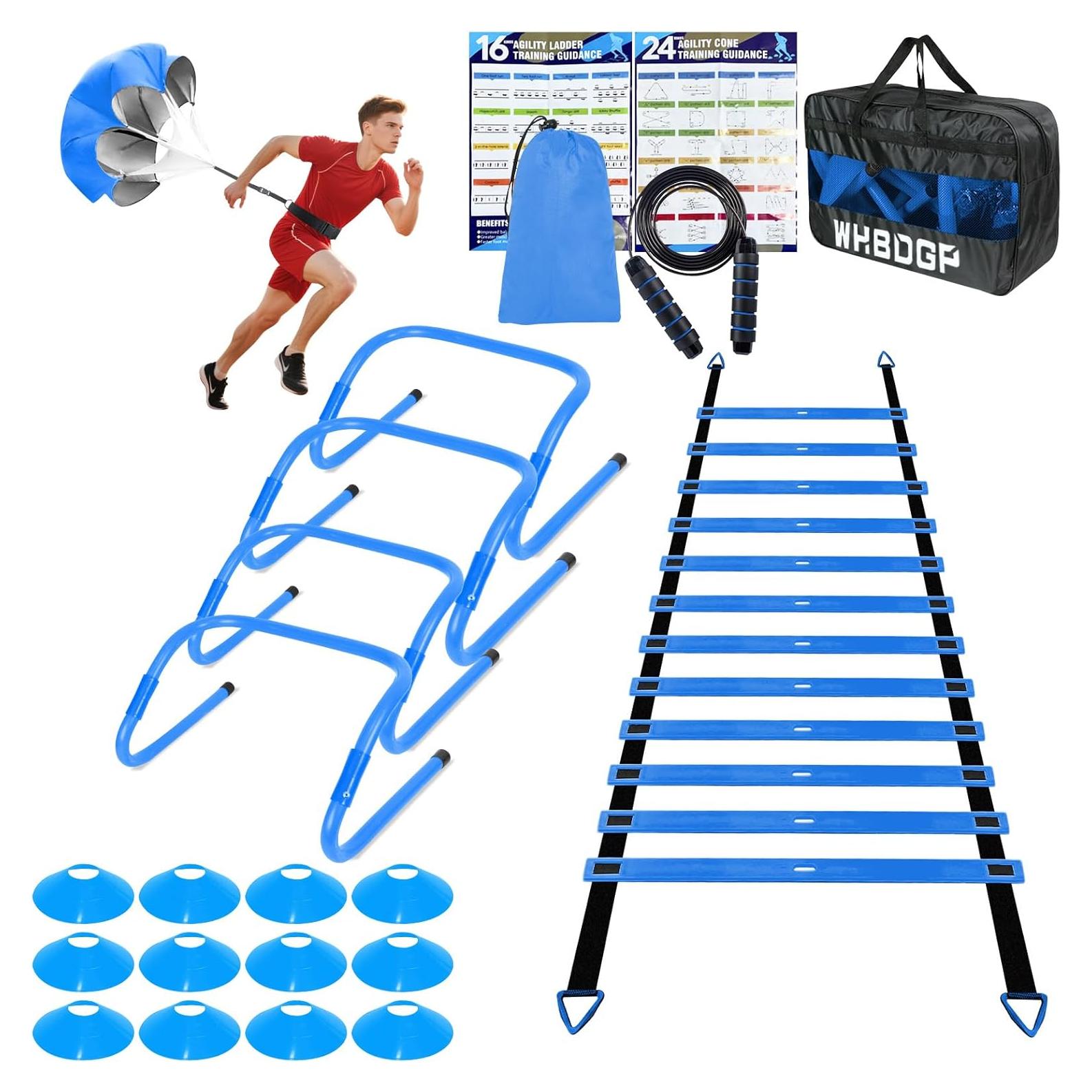 Kit de Entrenamiento de Agilidad WHBDGP con Escalera 6m