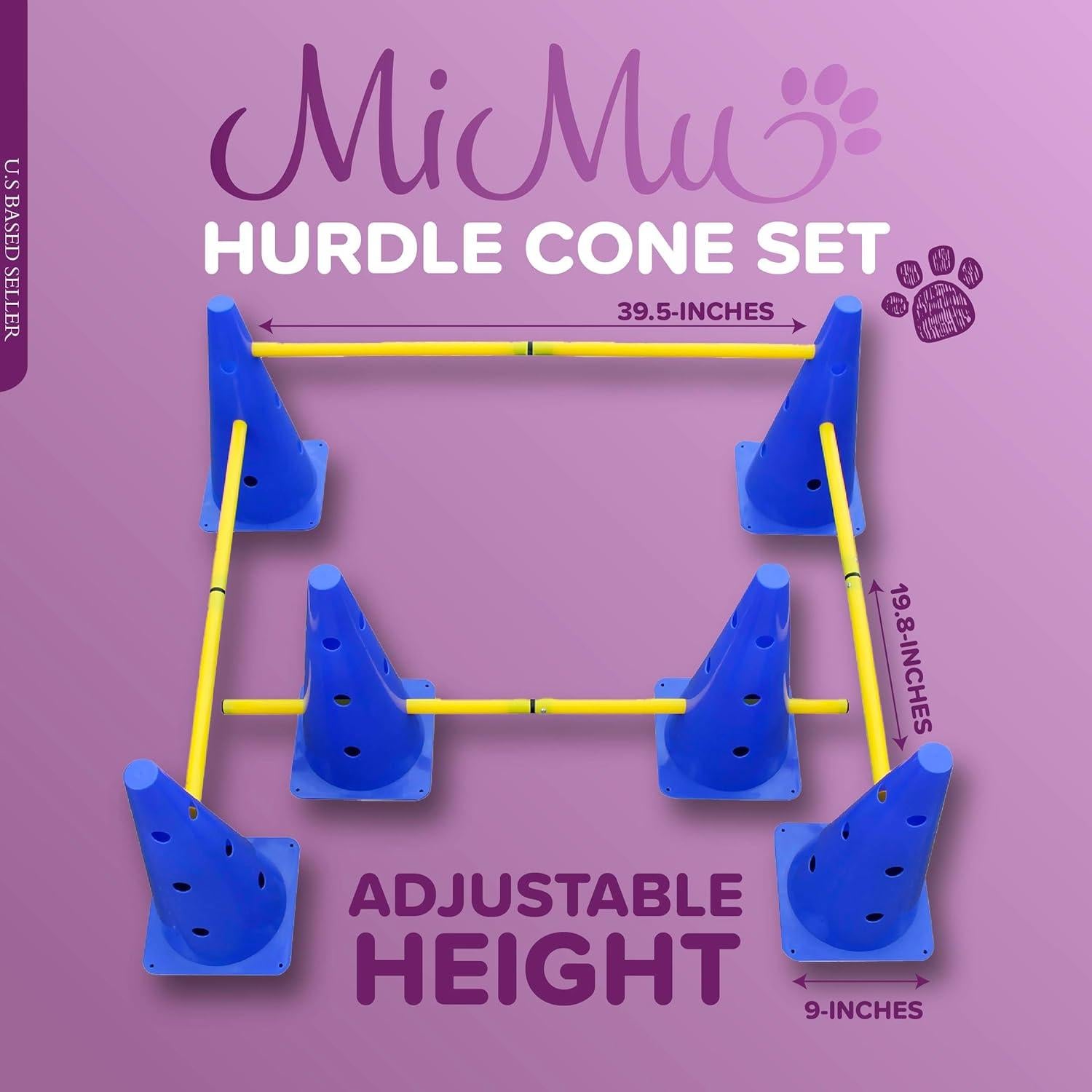 Conjunto de Conos de Agilidad MiMu - Entrenamiento para Perros
